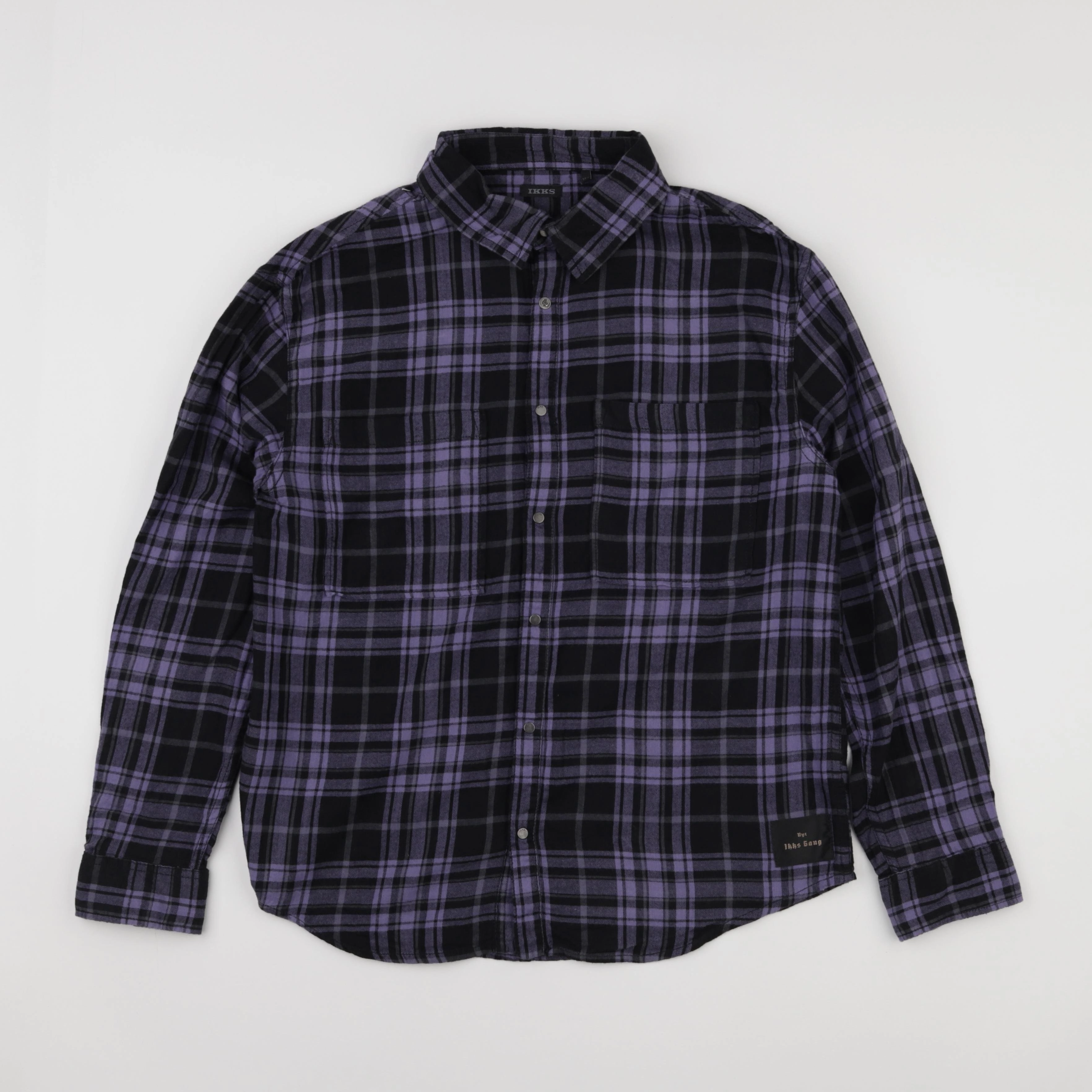 IKKS - chemise imprimé au dos violet - 14 ans