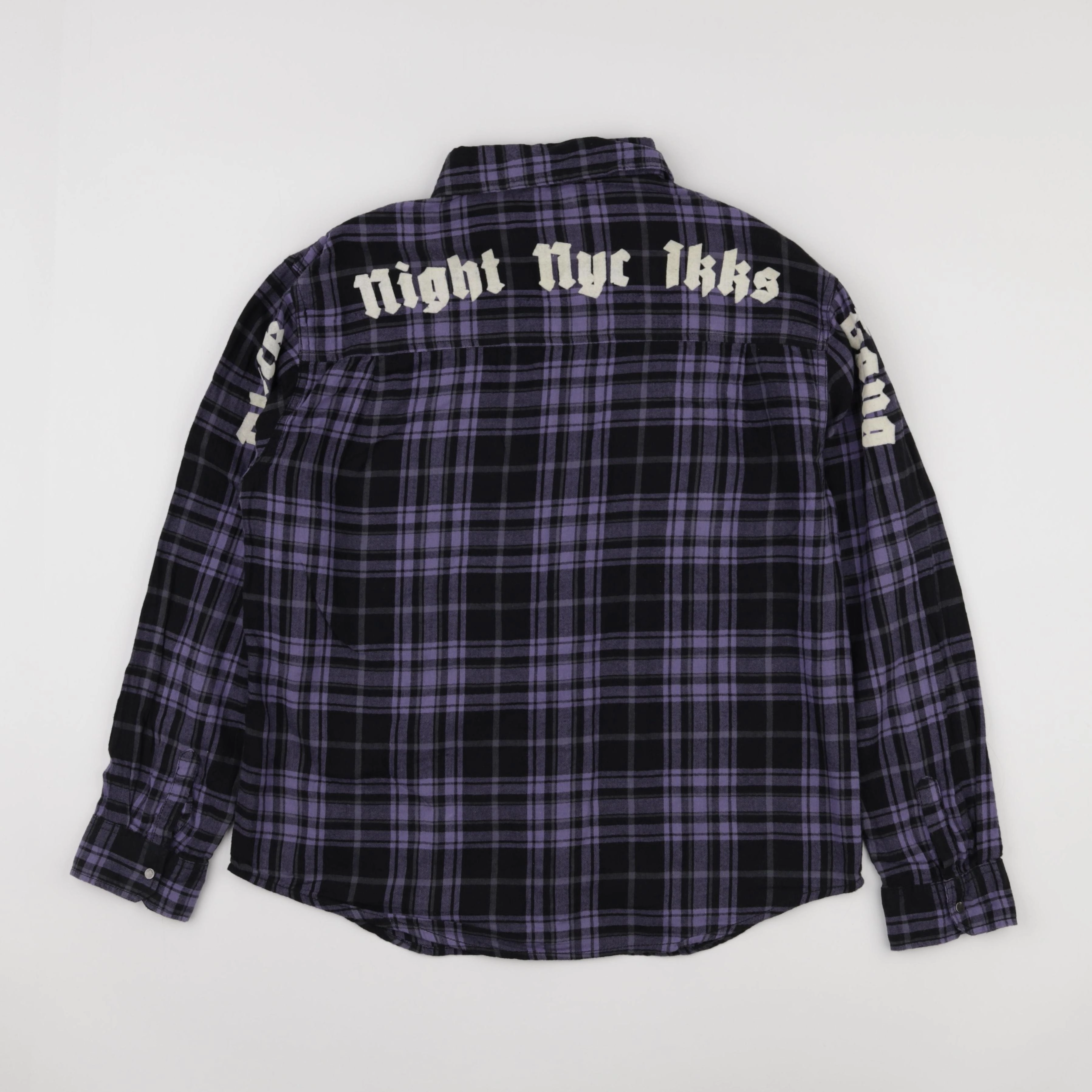 IKKS - chemise imprimé au dos violet - 14 ans
