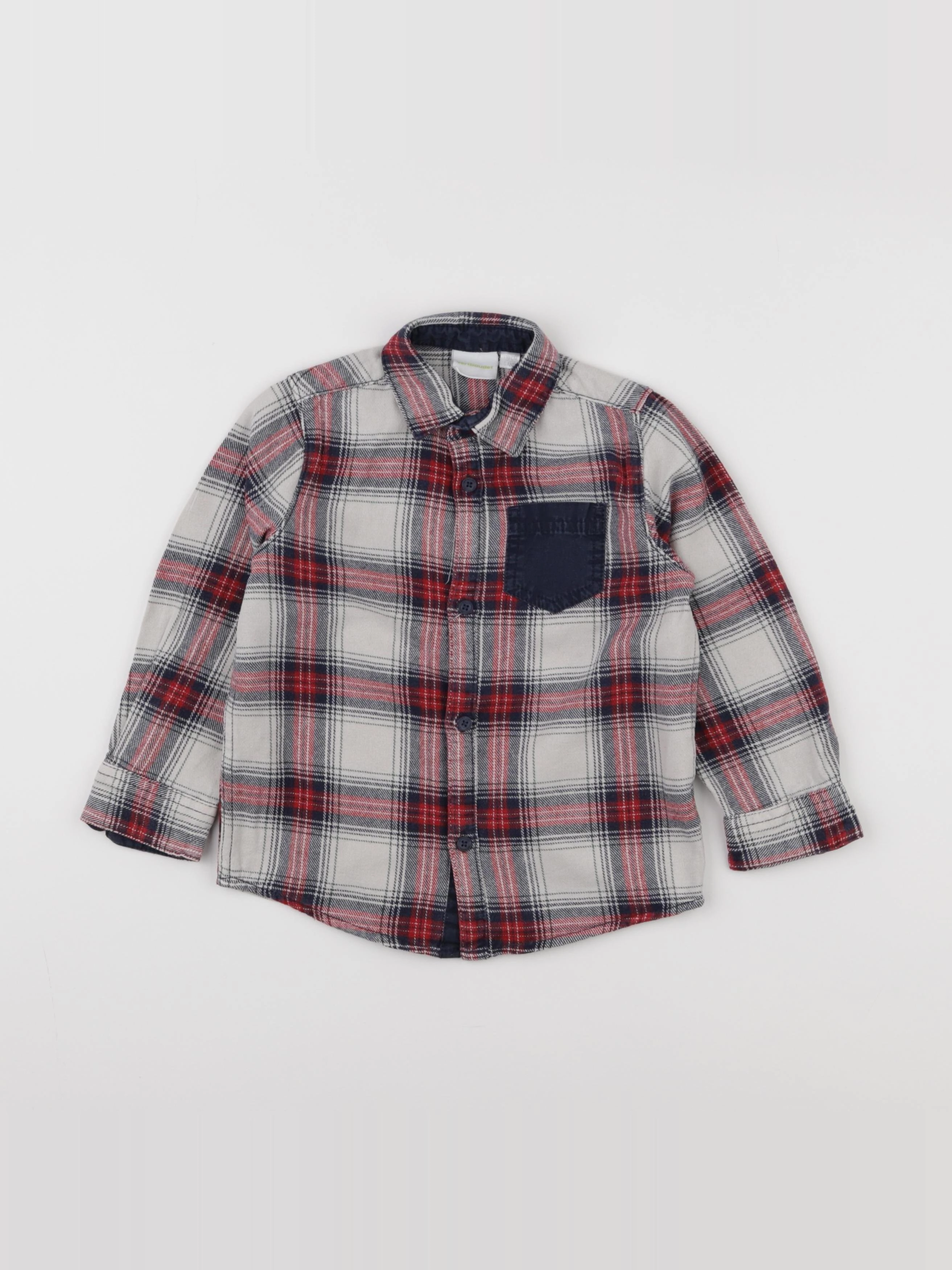 Vertbaudet - chemise multicolore - 5 ans