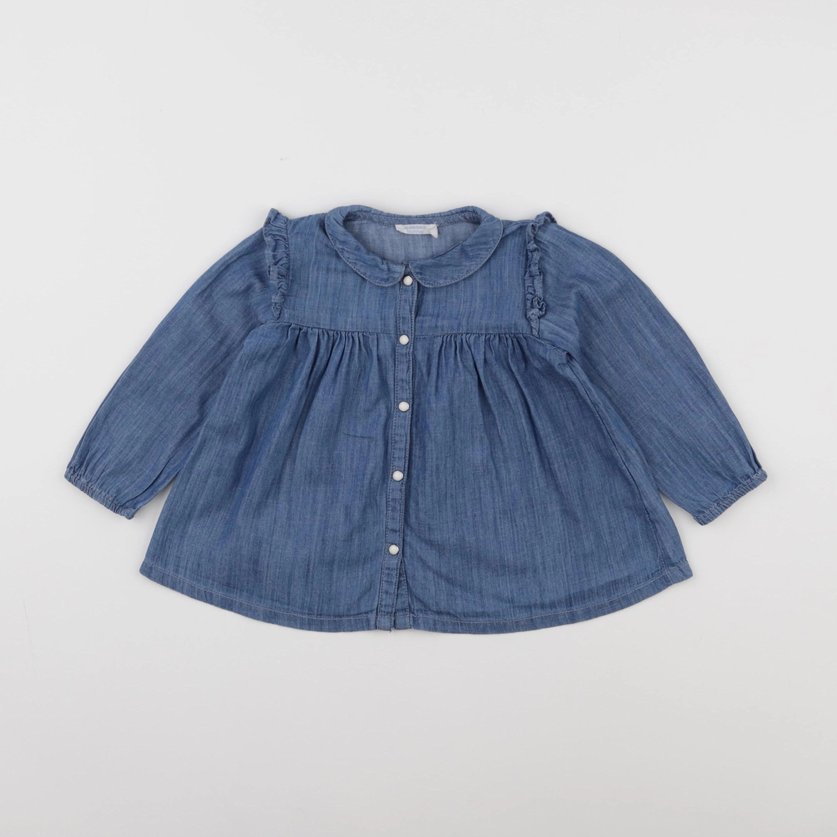 Boutchou - blouse bleu - 24 mois