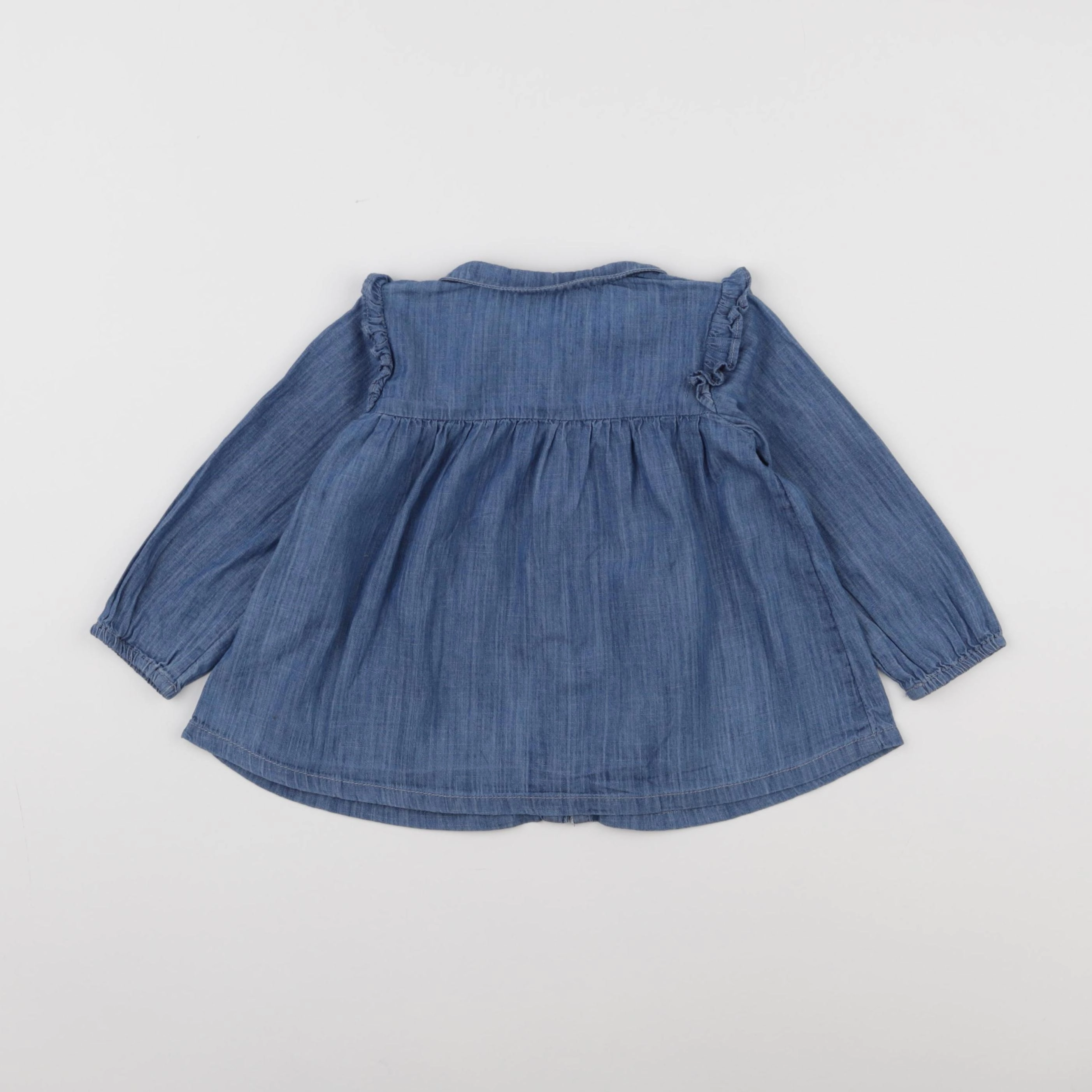 Boutchou - blouse bleu - 24 mois