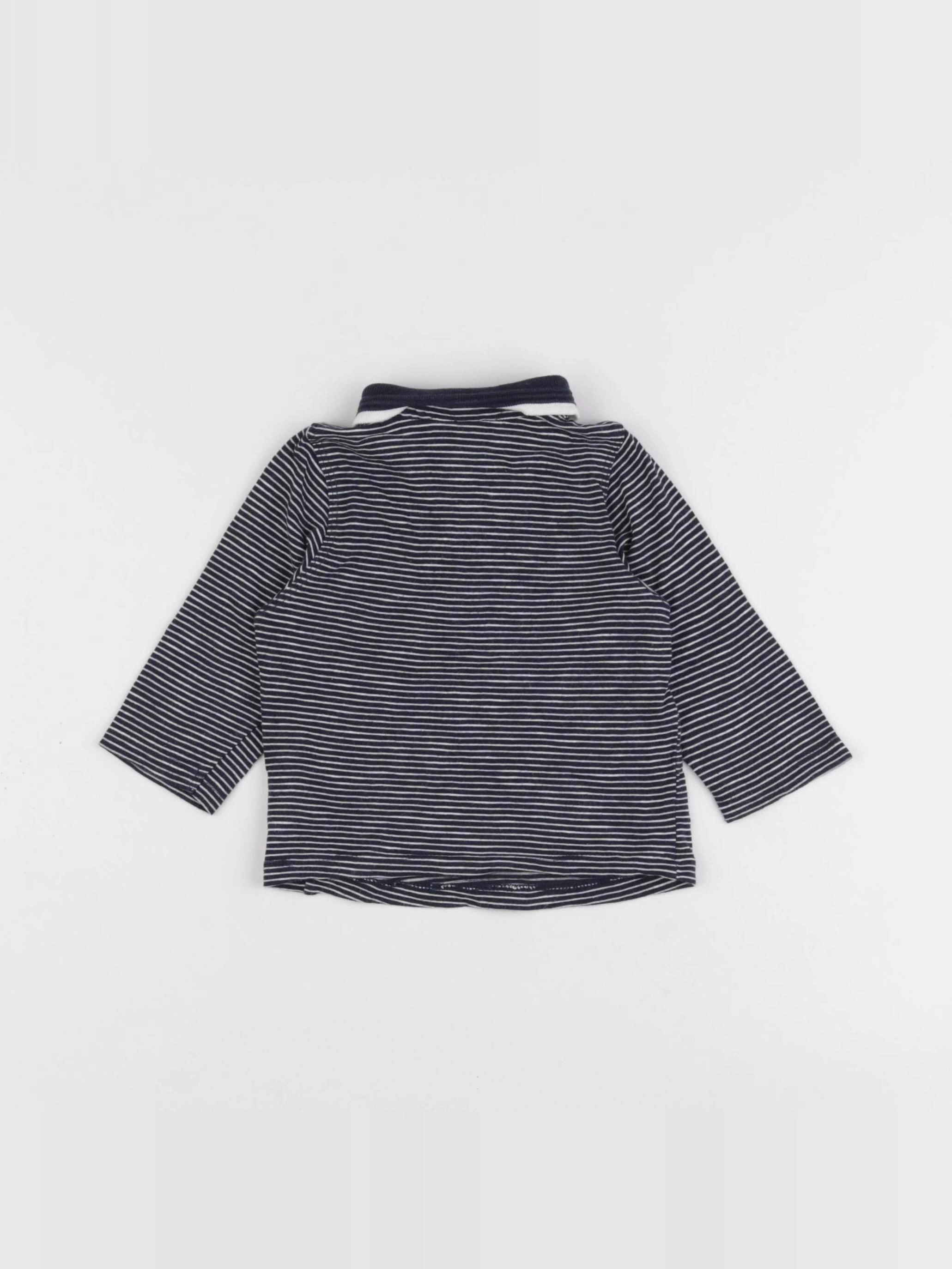 Tape à l'oeil - tee-shirt bleu - 9 mois