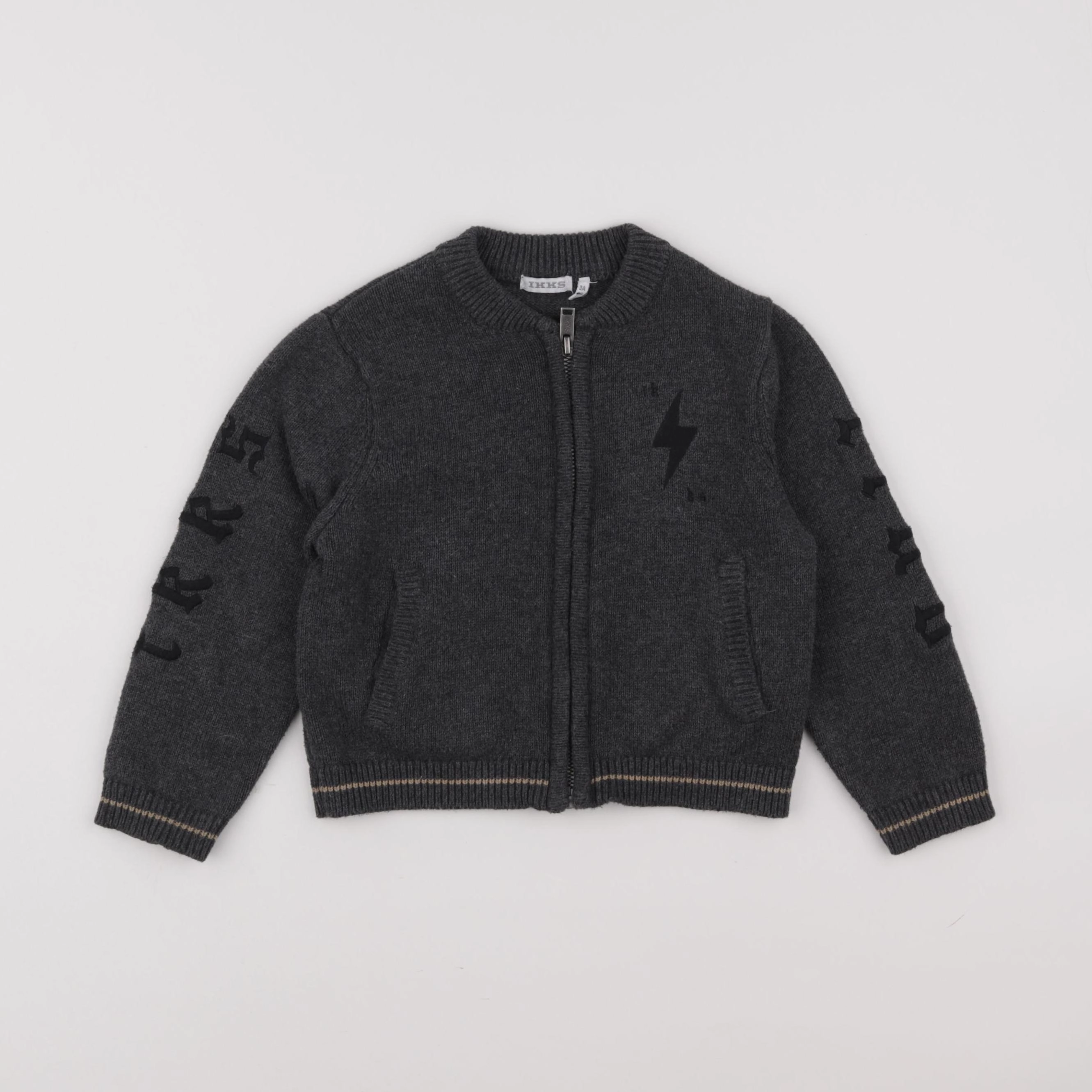 IKKS - gilet gris - 3 ans