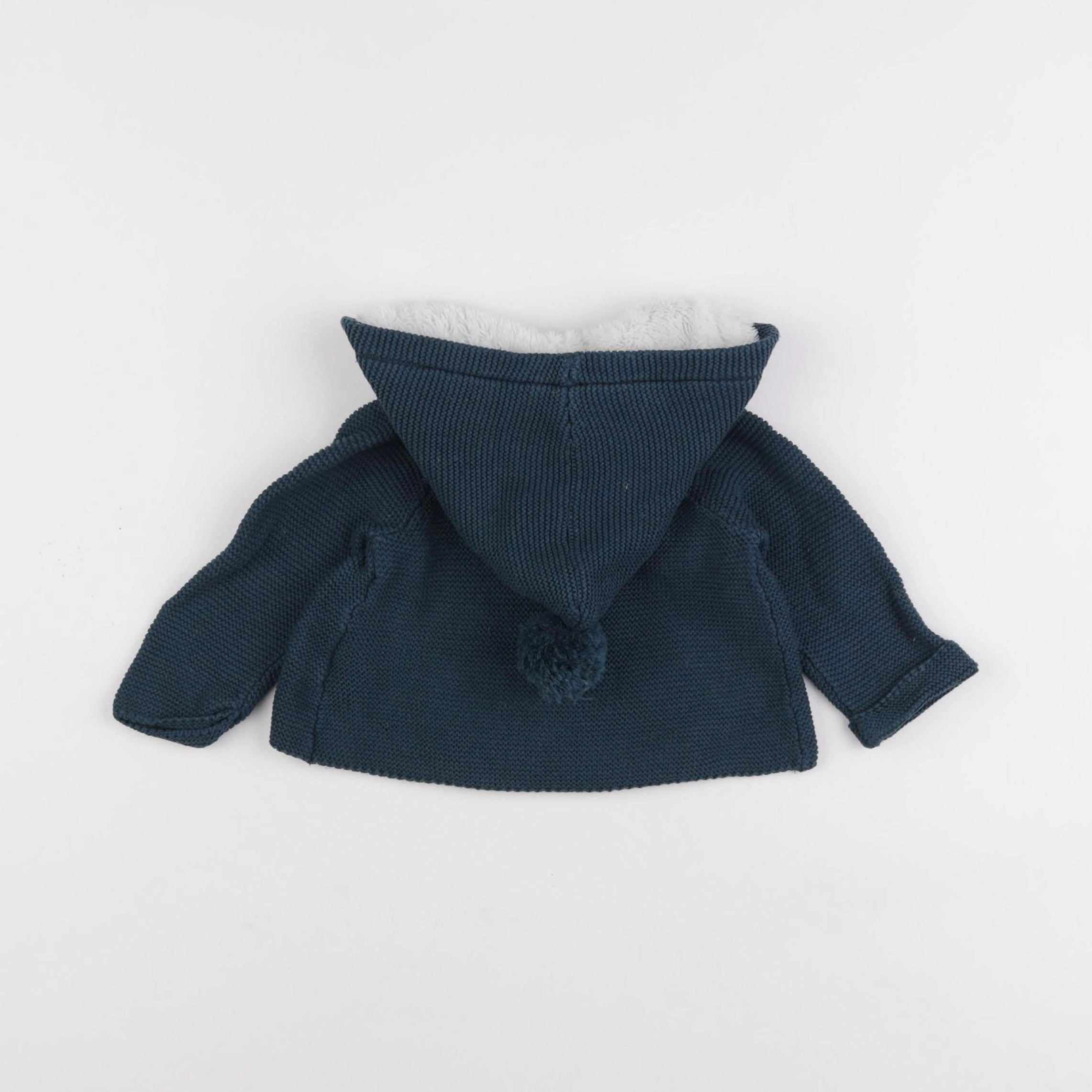 Vertbaudet - gilet bleu - 3 mois