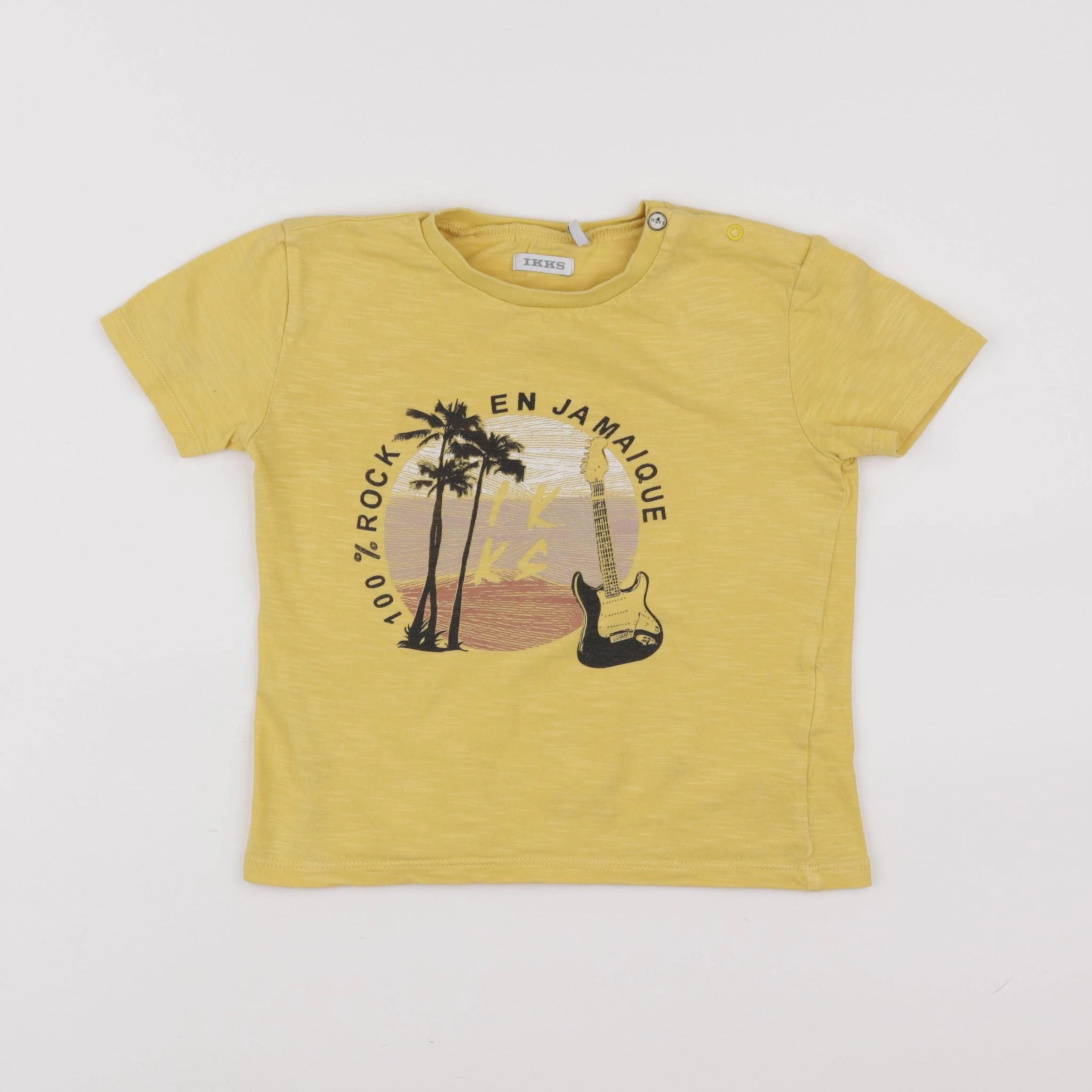 IKKS - tee-shirt jaune - 3 ans