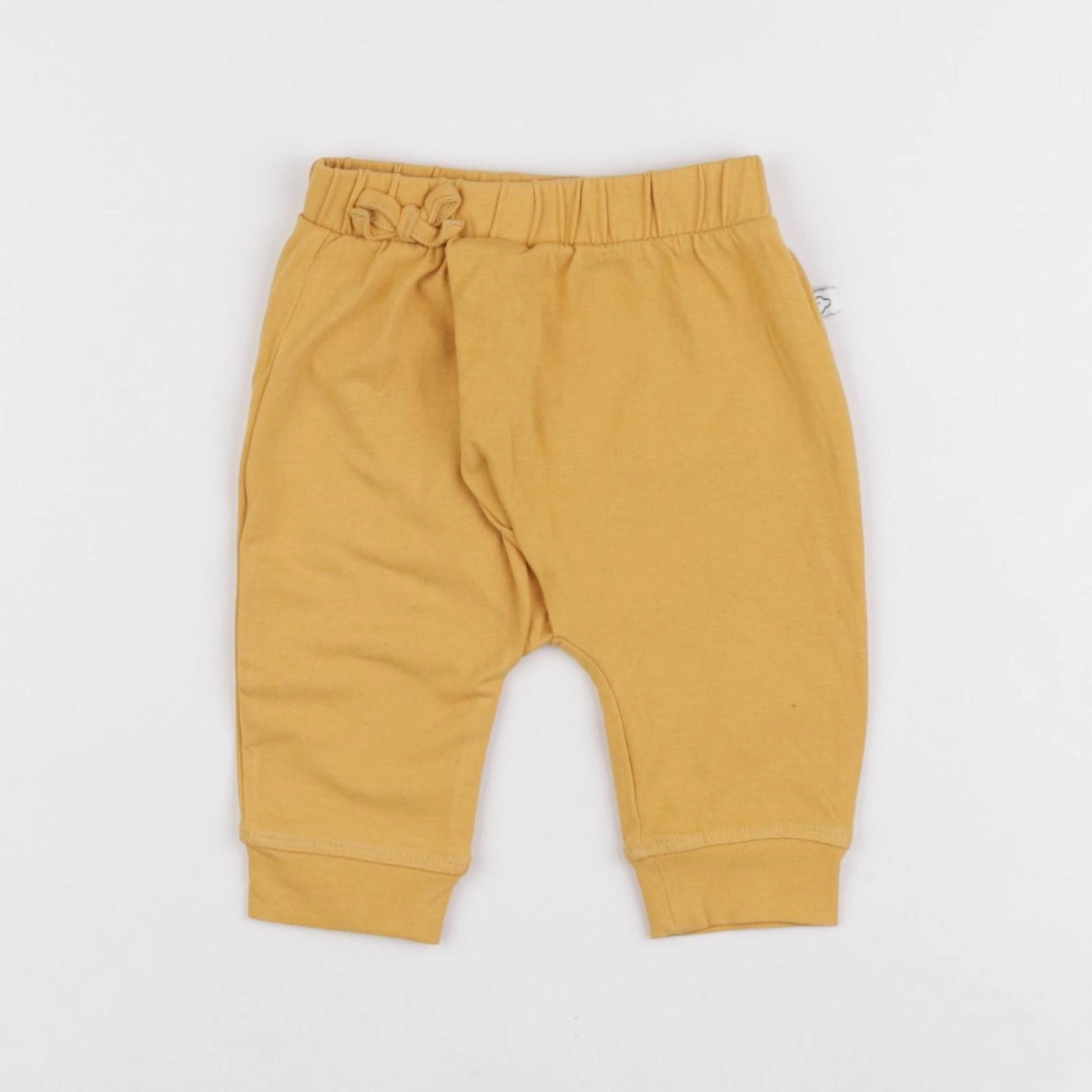 Vertbaudet - pantalon jaune - 3 mois