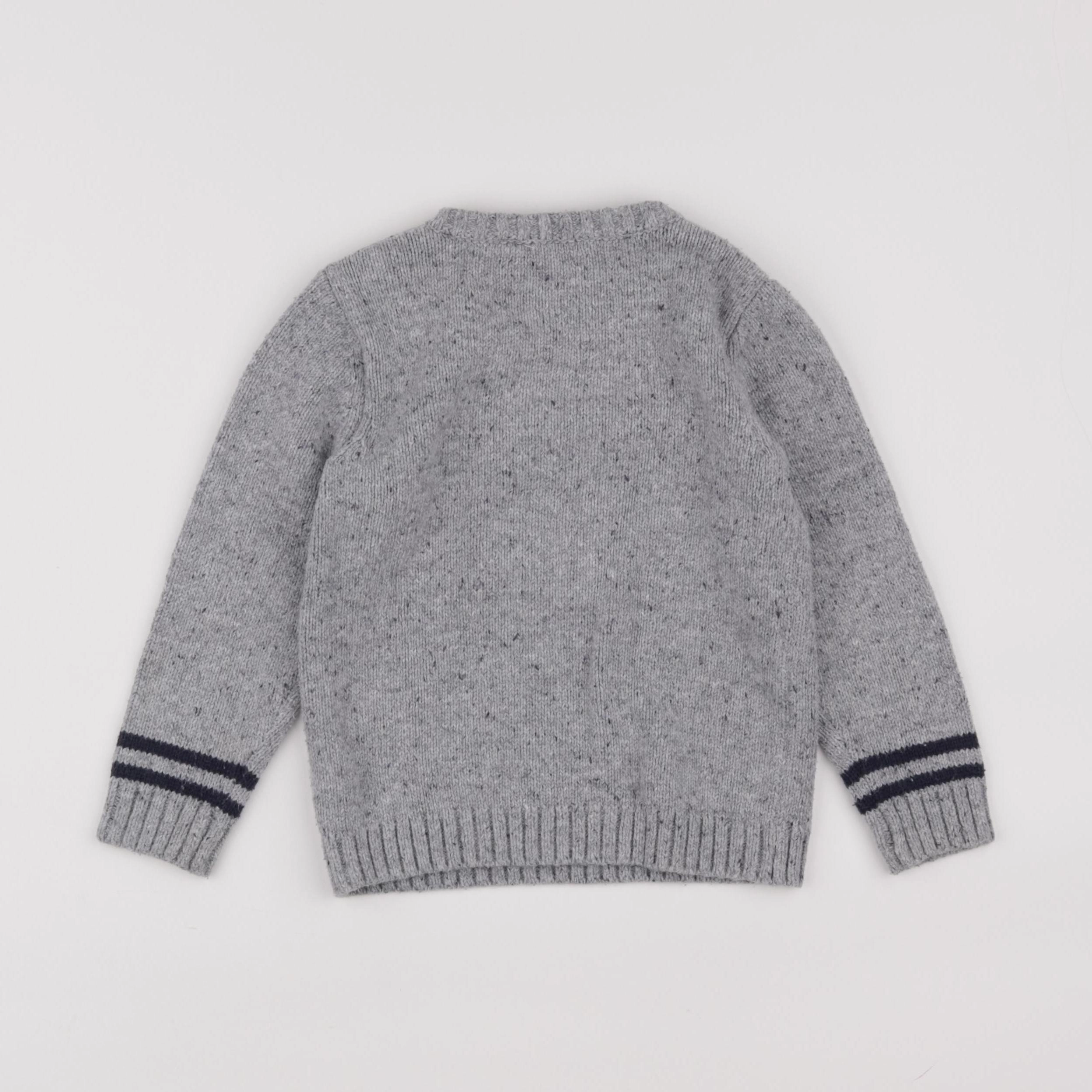IKKS - pull gris - 3 ans
