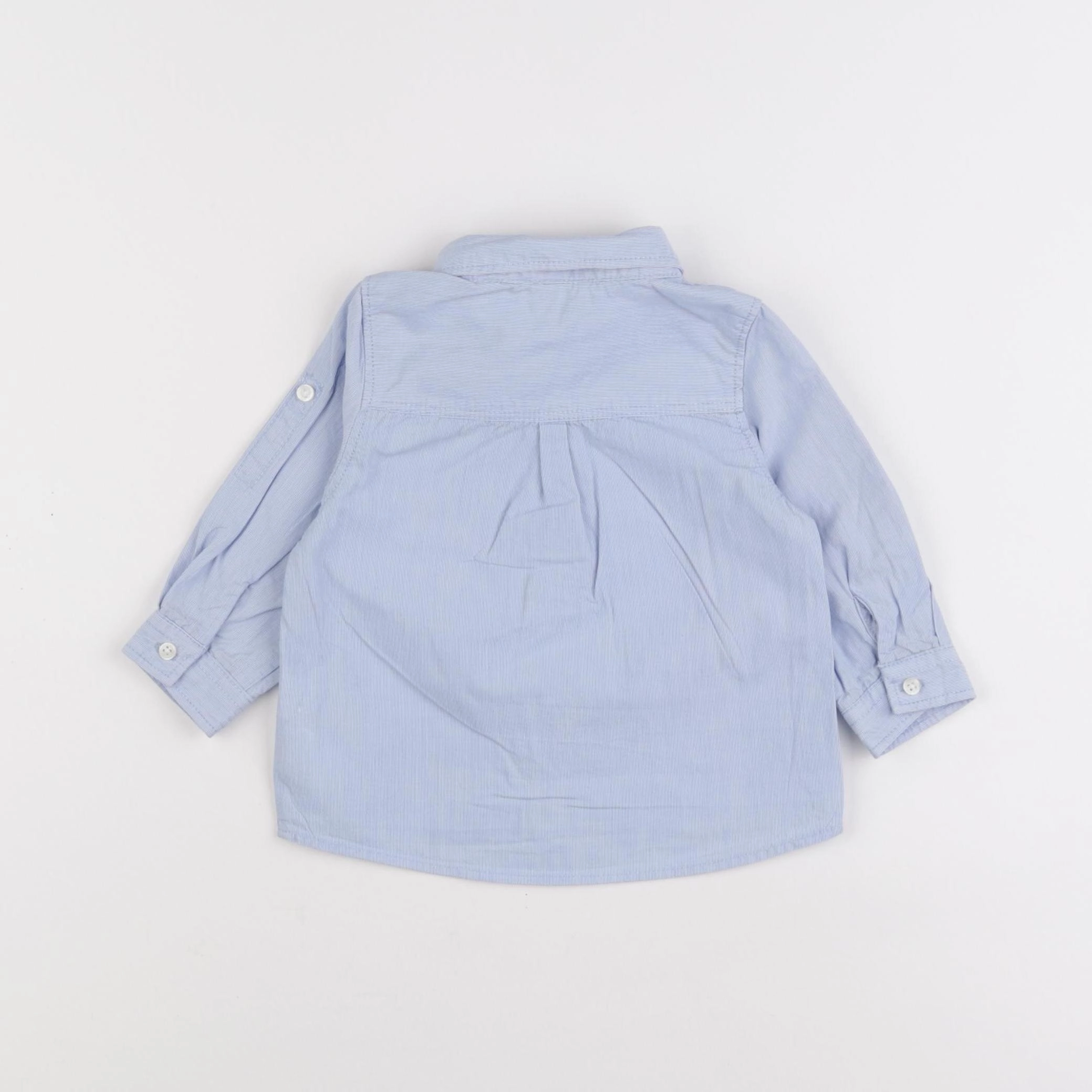 Tape à l'oeil - chemise bleu - 9 mois