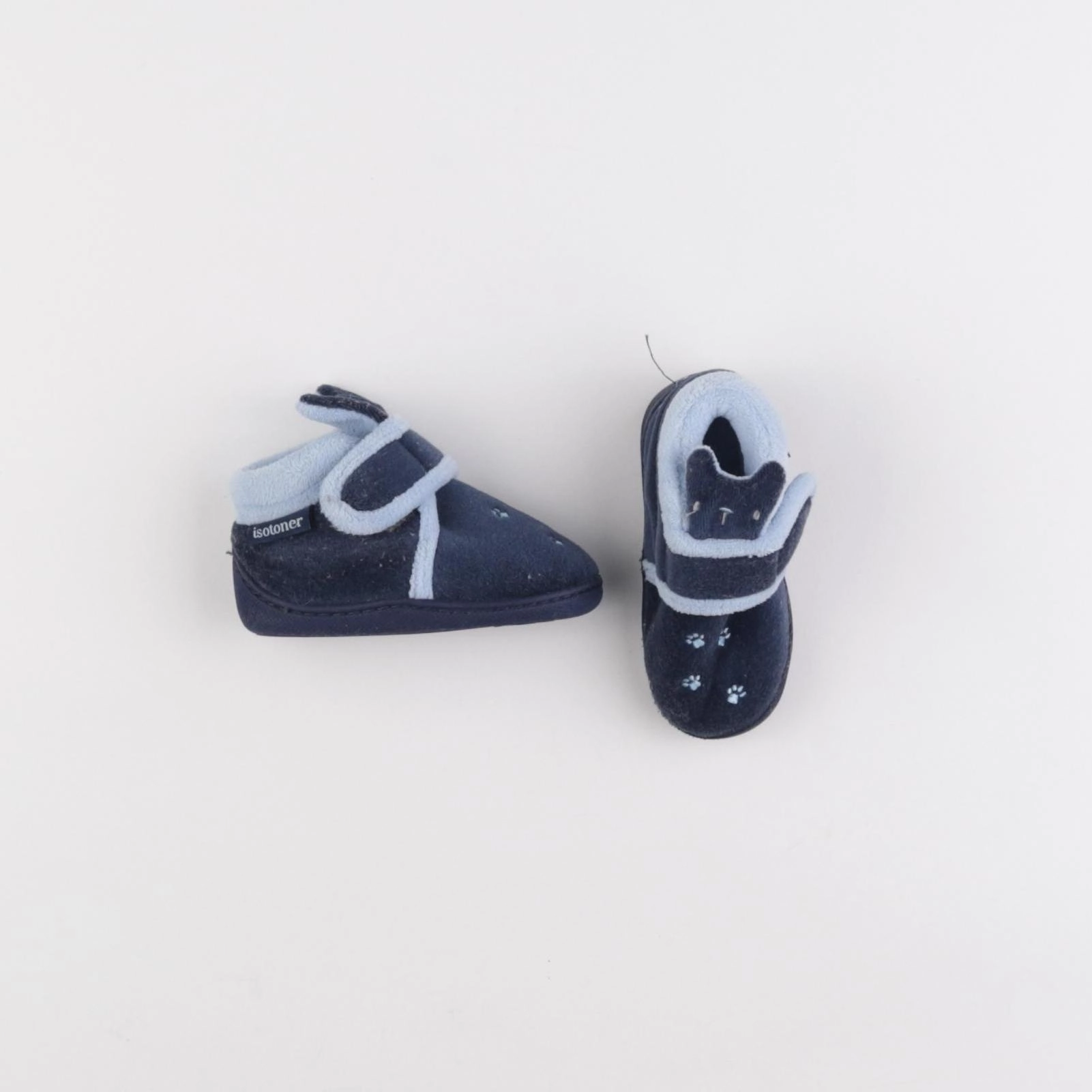 Isotoner - chaussons bleu - pointure 20