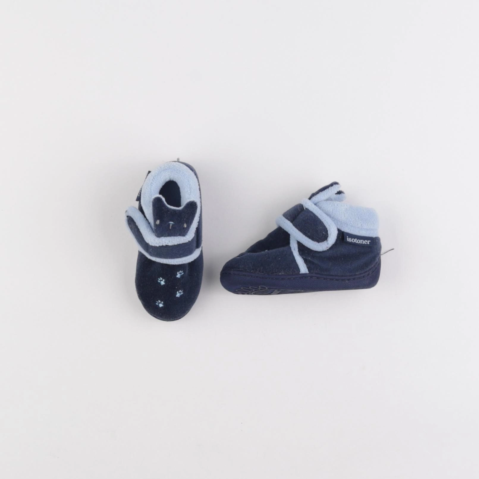 Isotoner - chaussons bleu - pointure 20