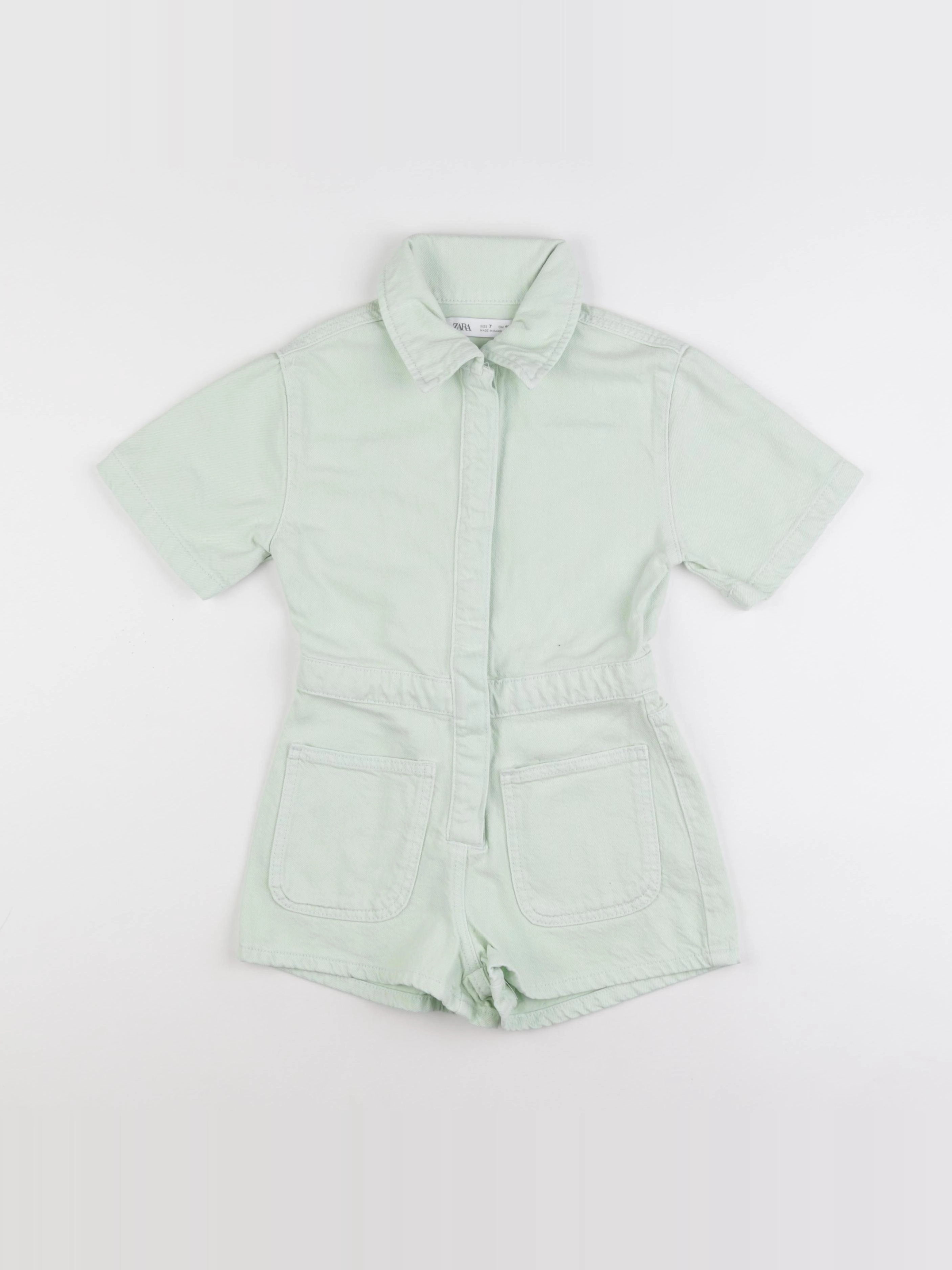 Zara - combinaison vert - 7 ans