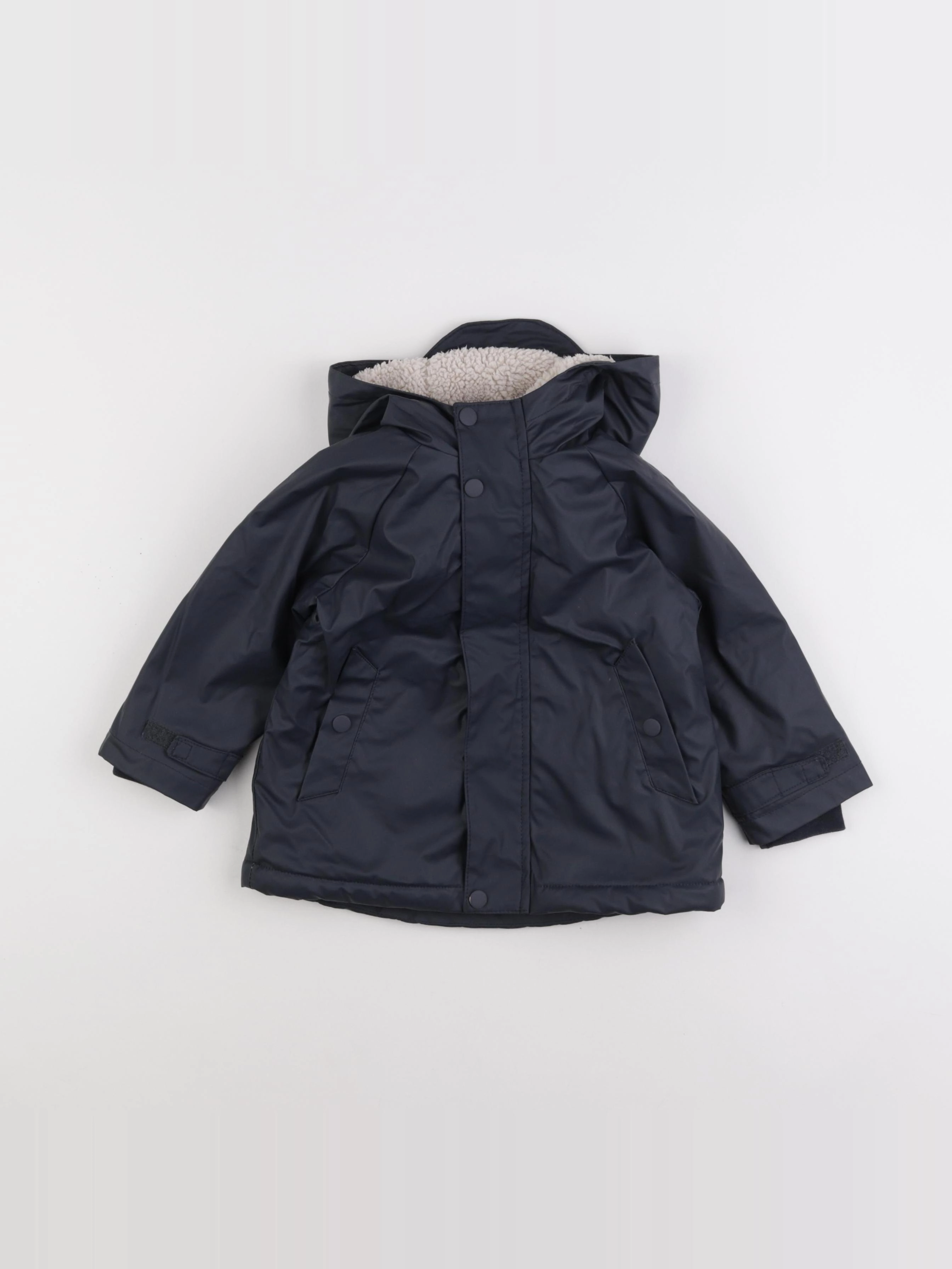 Zara - imperméable bleu - 12/18 mois