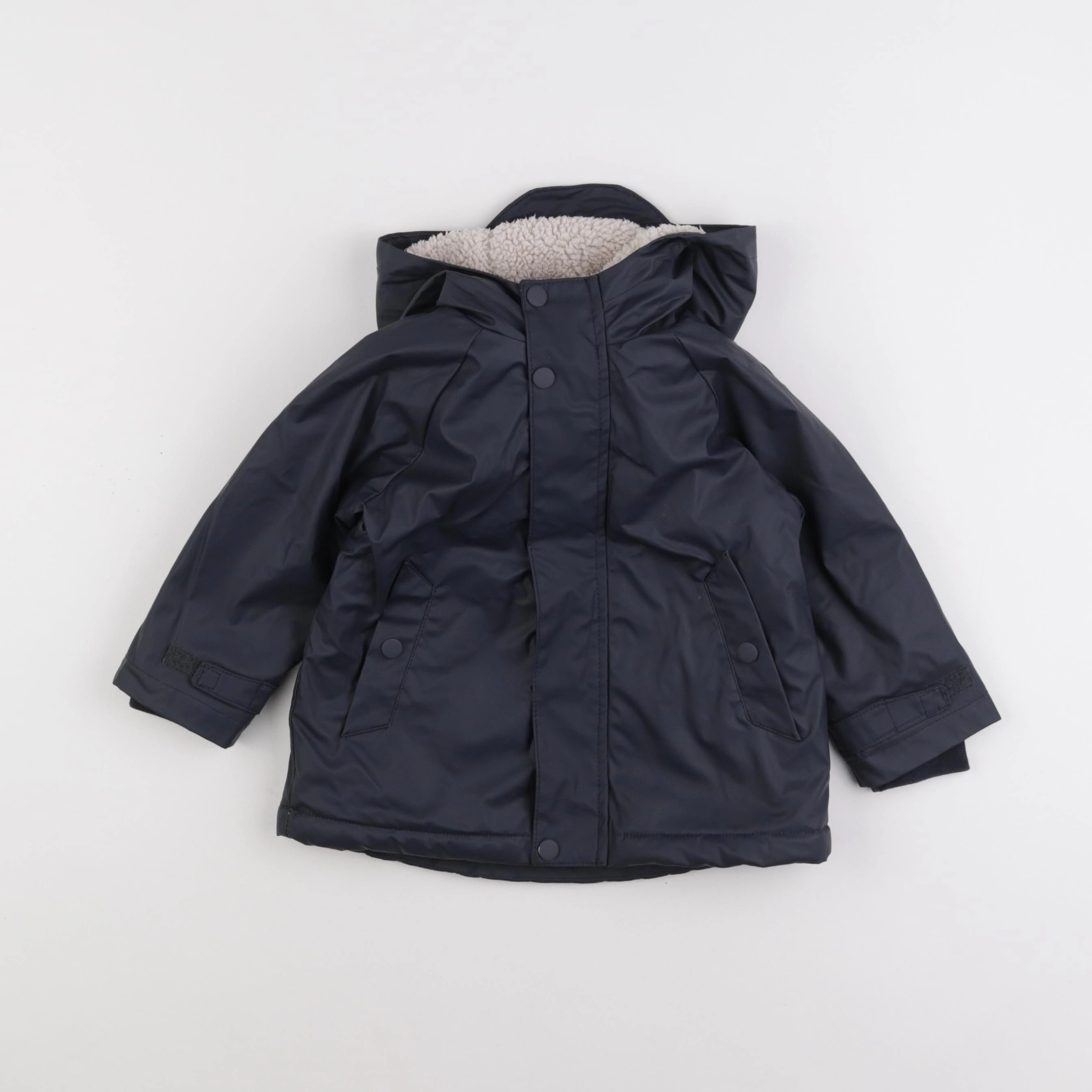 Zara - imperméable bleu - 12/18 mois