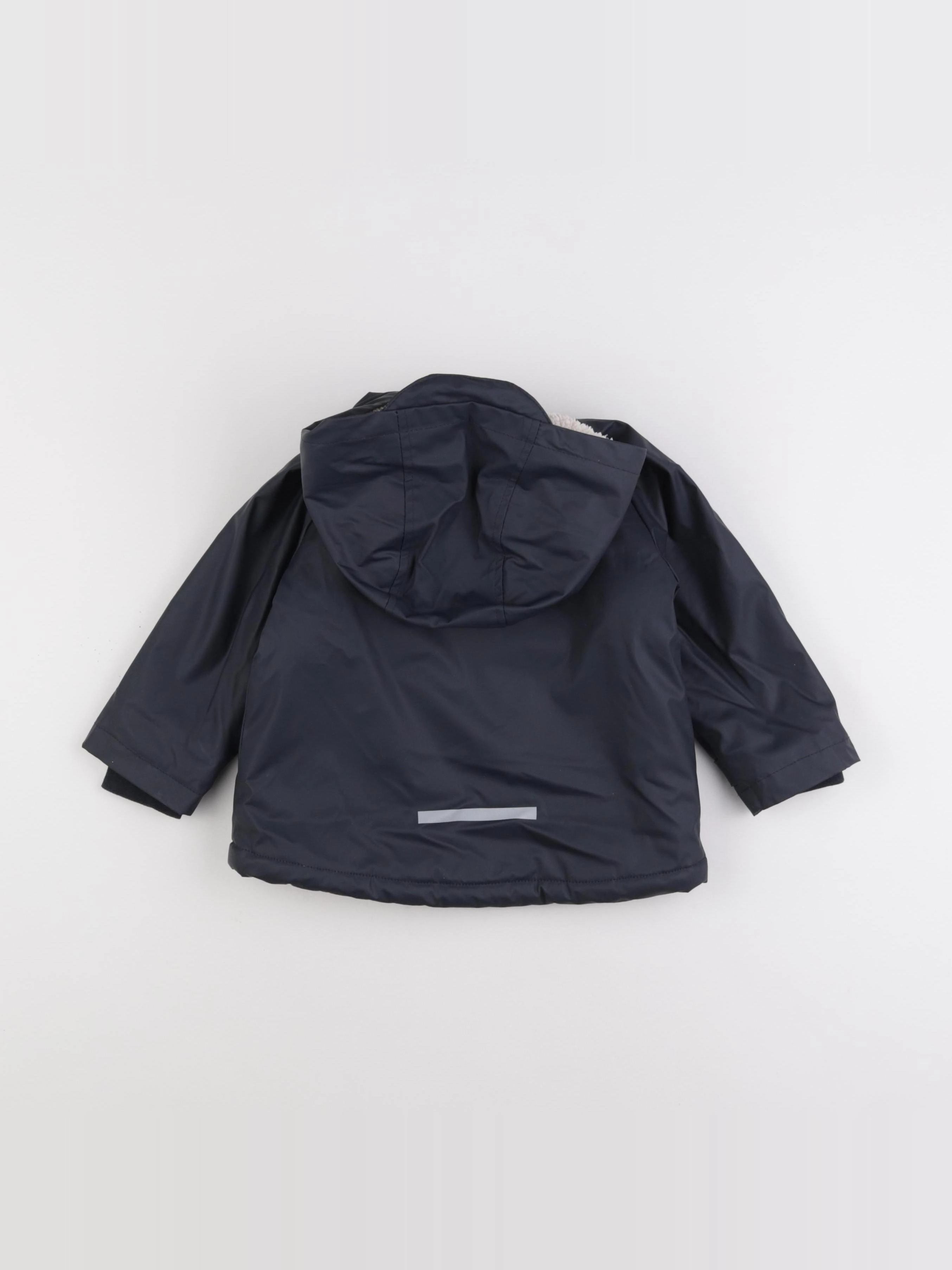 Zara - imperméable bleu - 12/18 mois