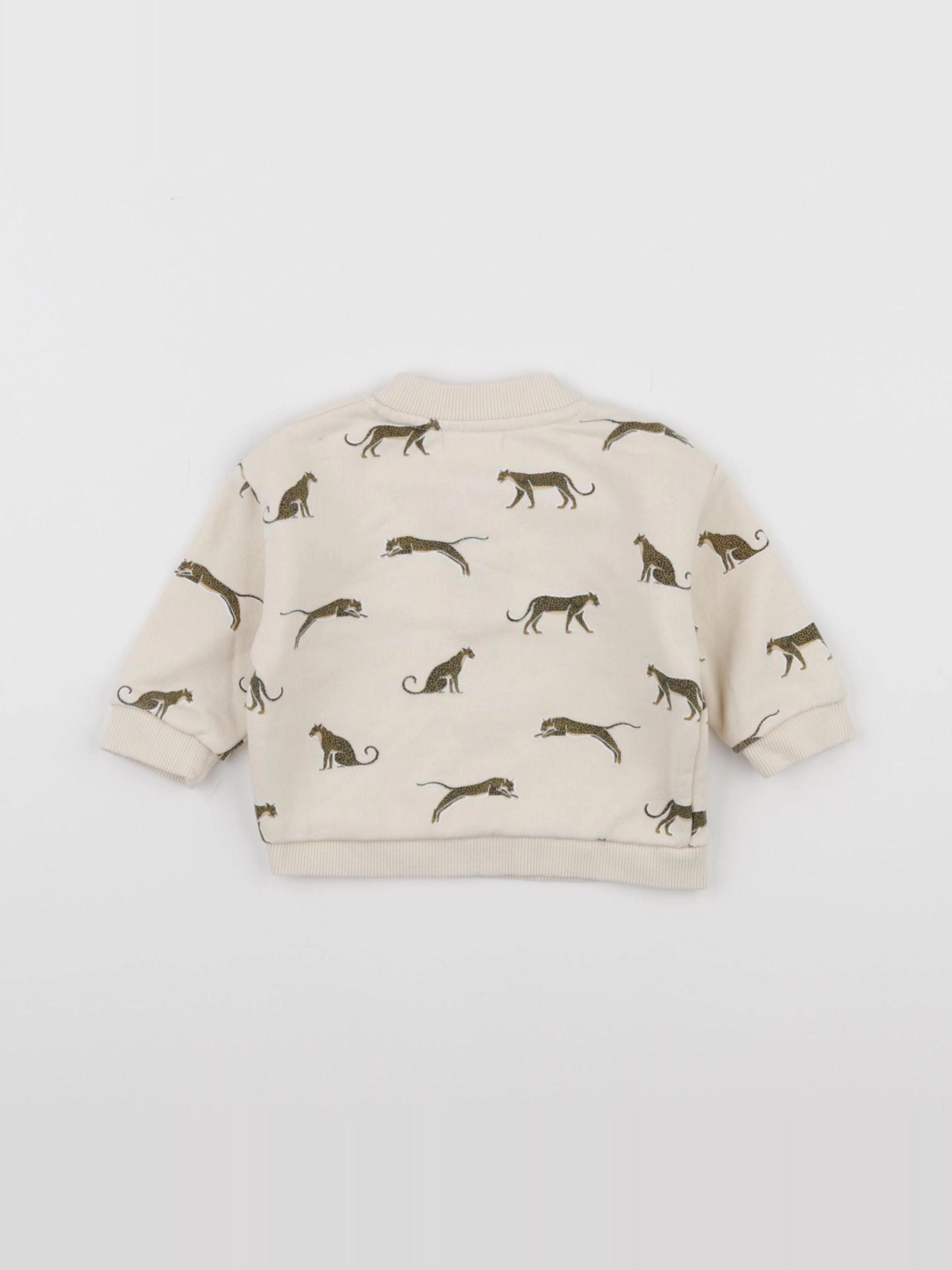 Little Cigogne - sweat beige - 12 mois