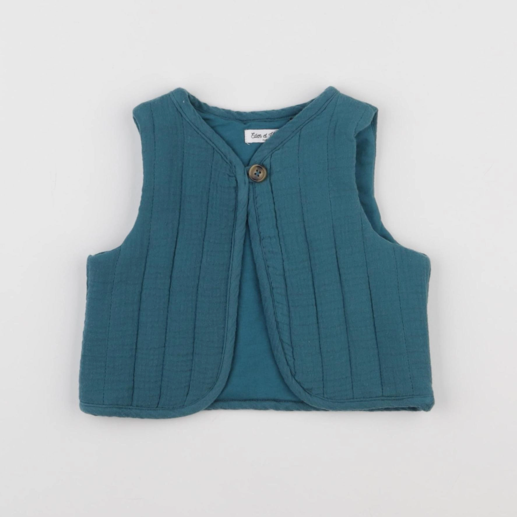 Eden & Victor - gilet bleu - 9 mois