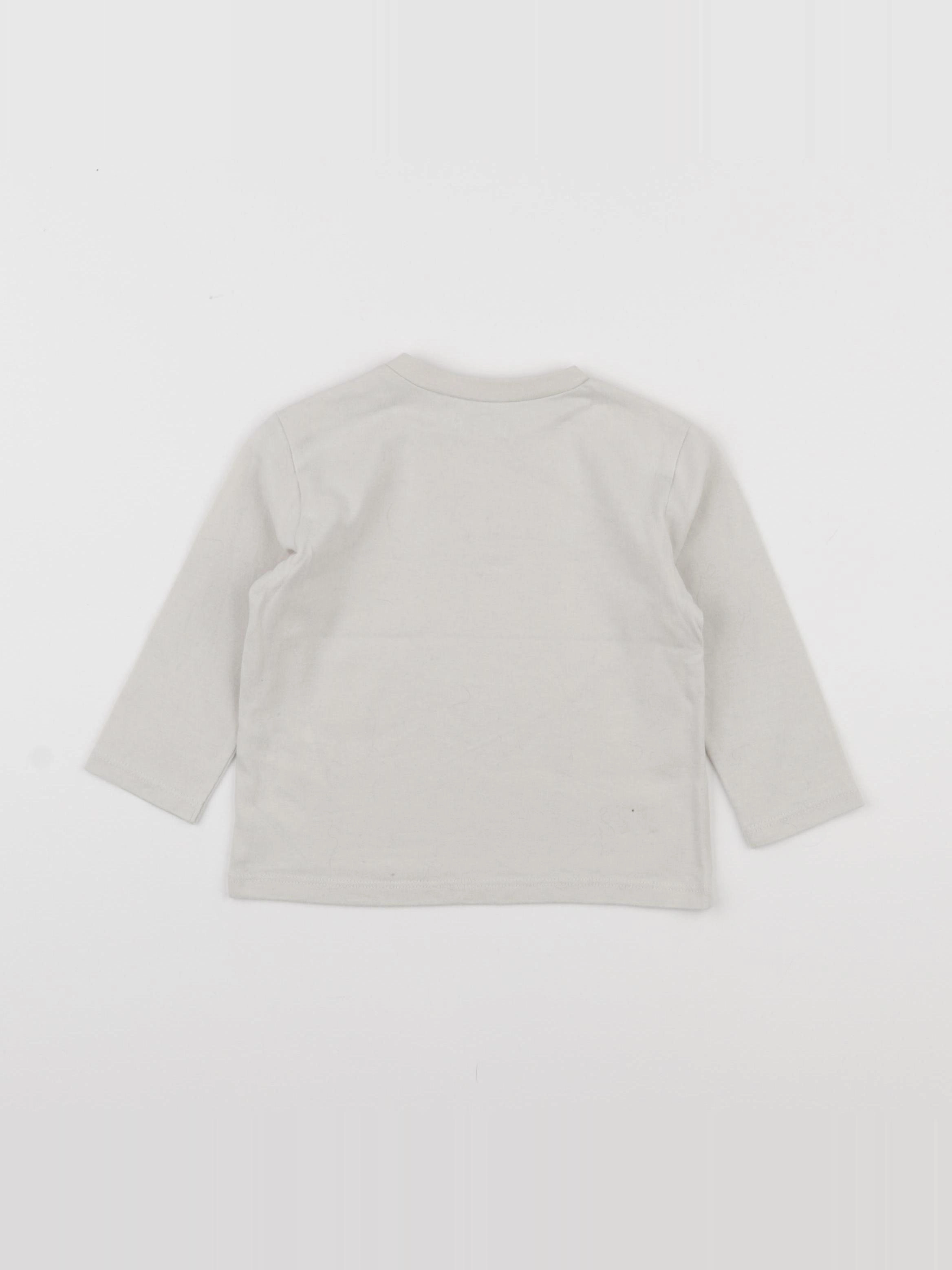 IKKS - tee-shirt beige - 12 mois