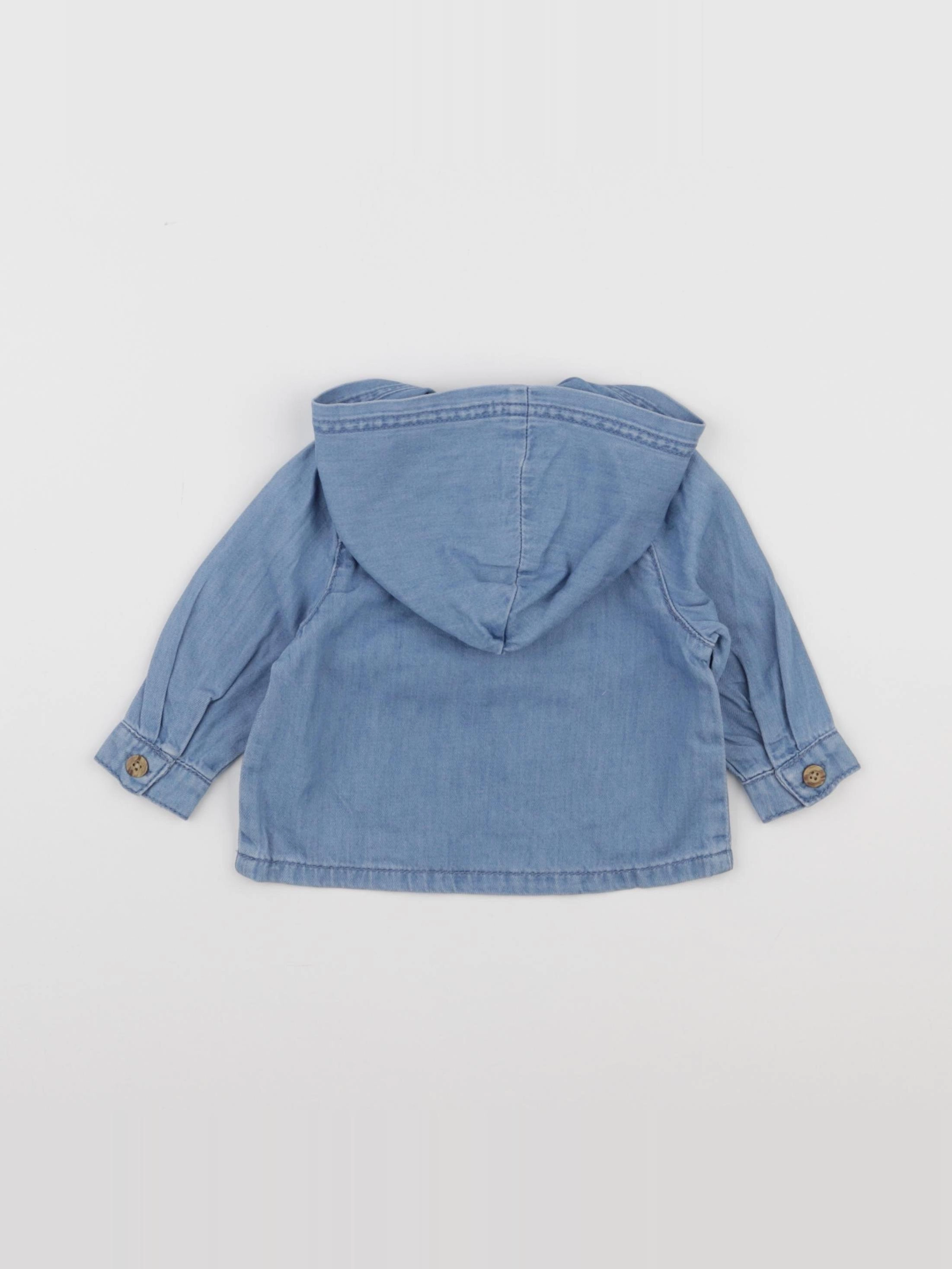 Tape à l'oeil - chemise bleu - 6 mois