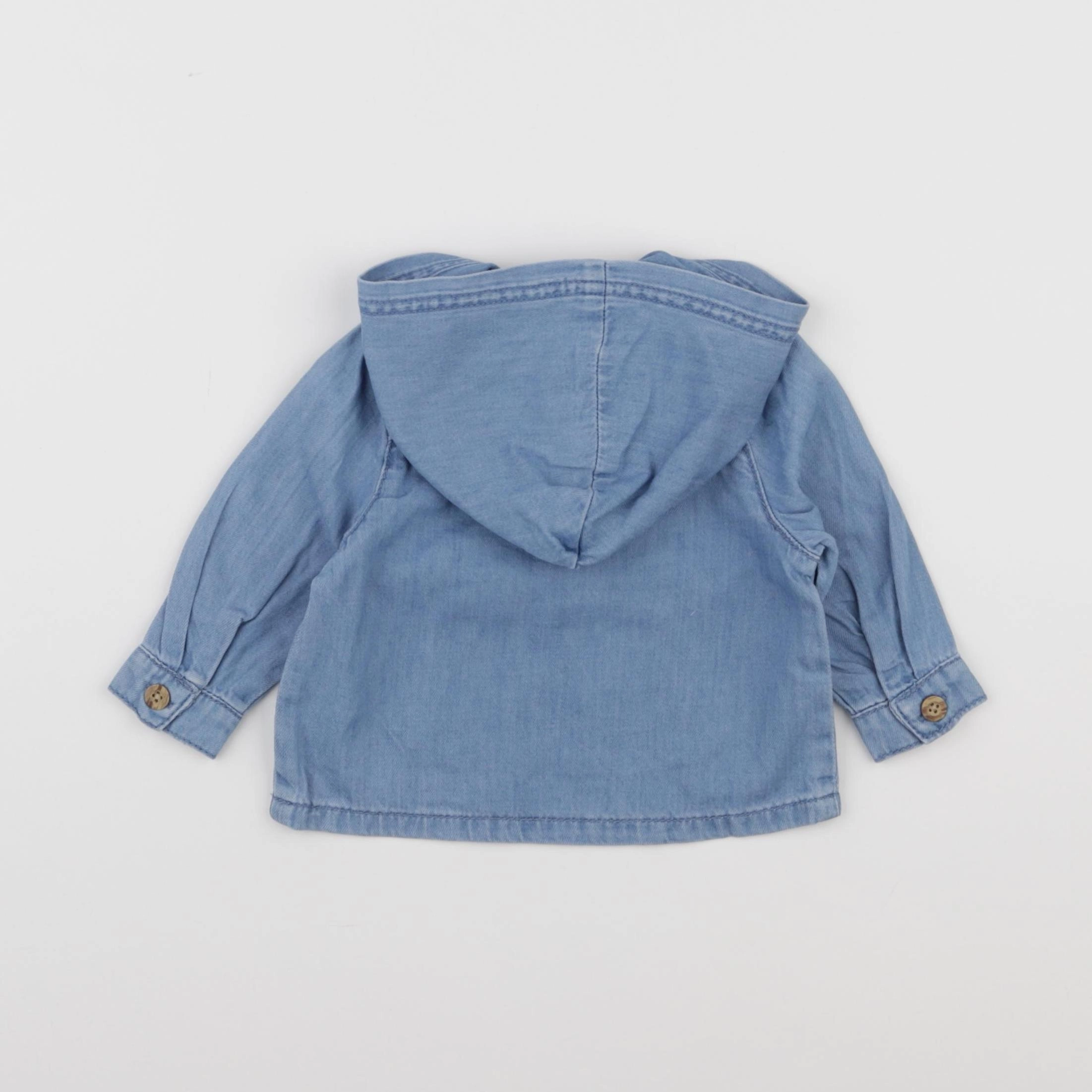 Tape à l'oeil - chemise bleu - 6 mois