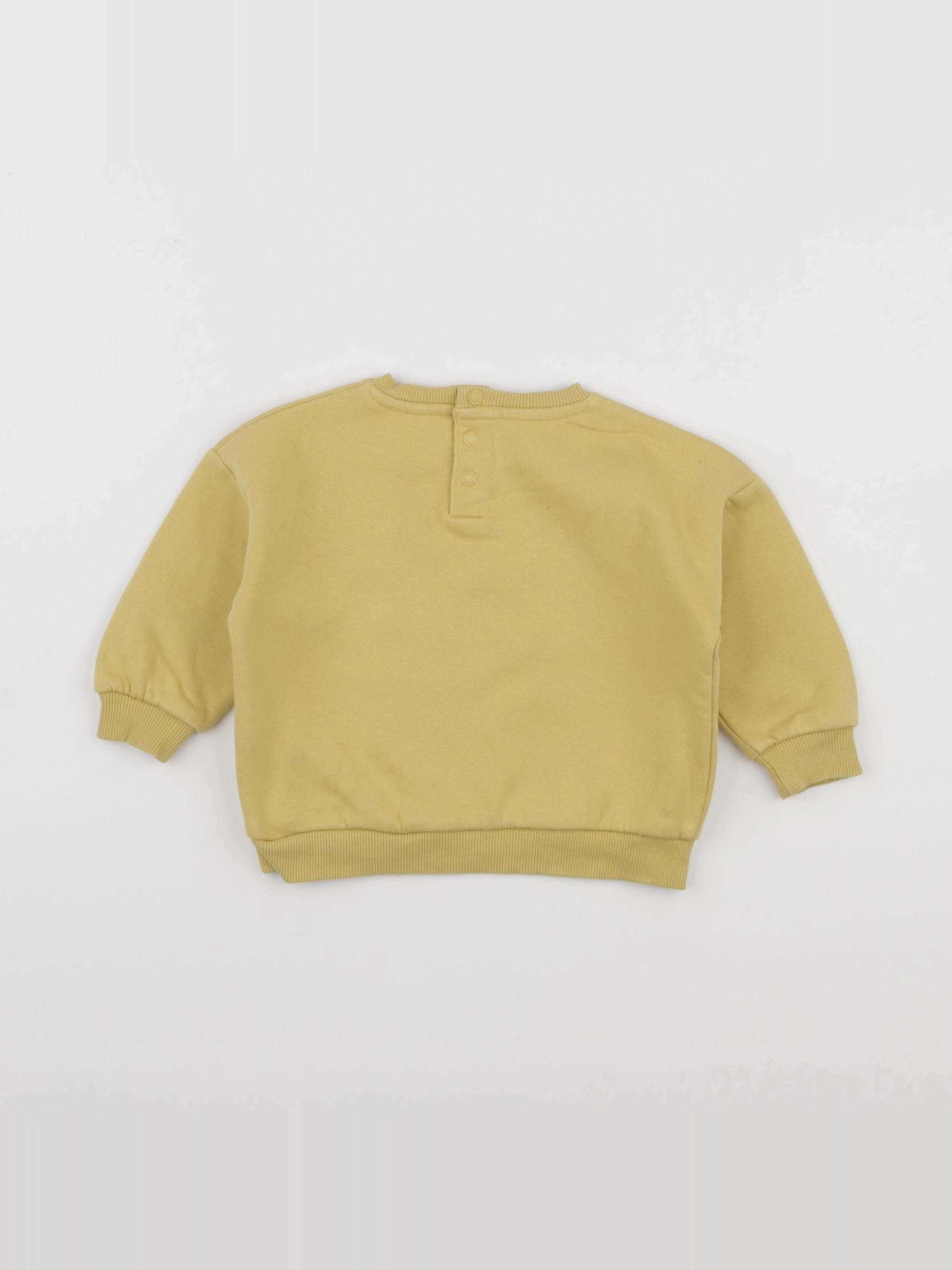 Tape à l'oeil - sweat jaune - 9 mois