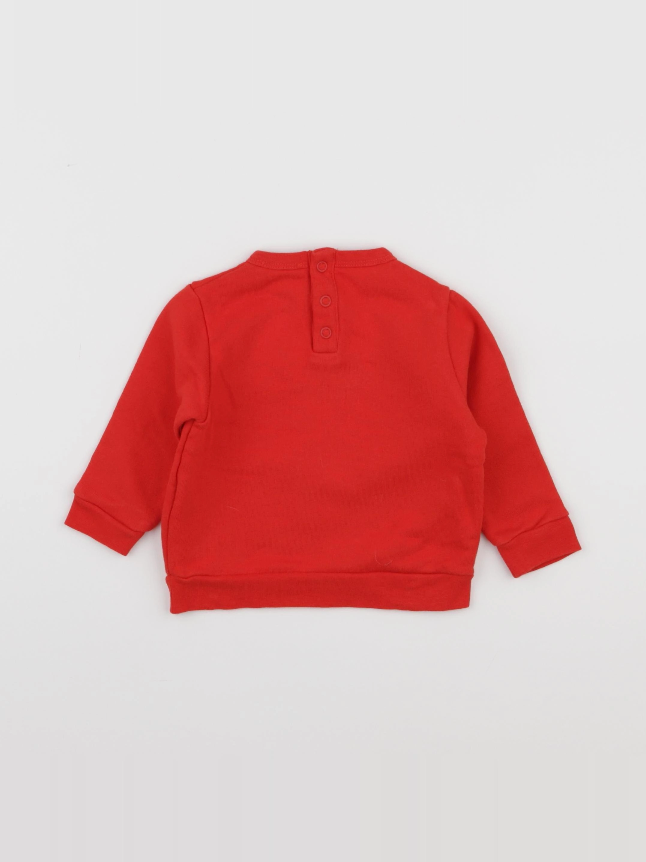 Storytelling - sweat rouge - 9 mois