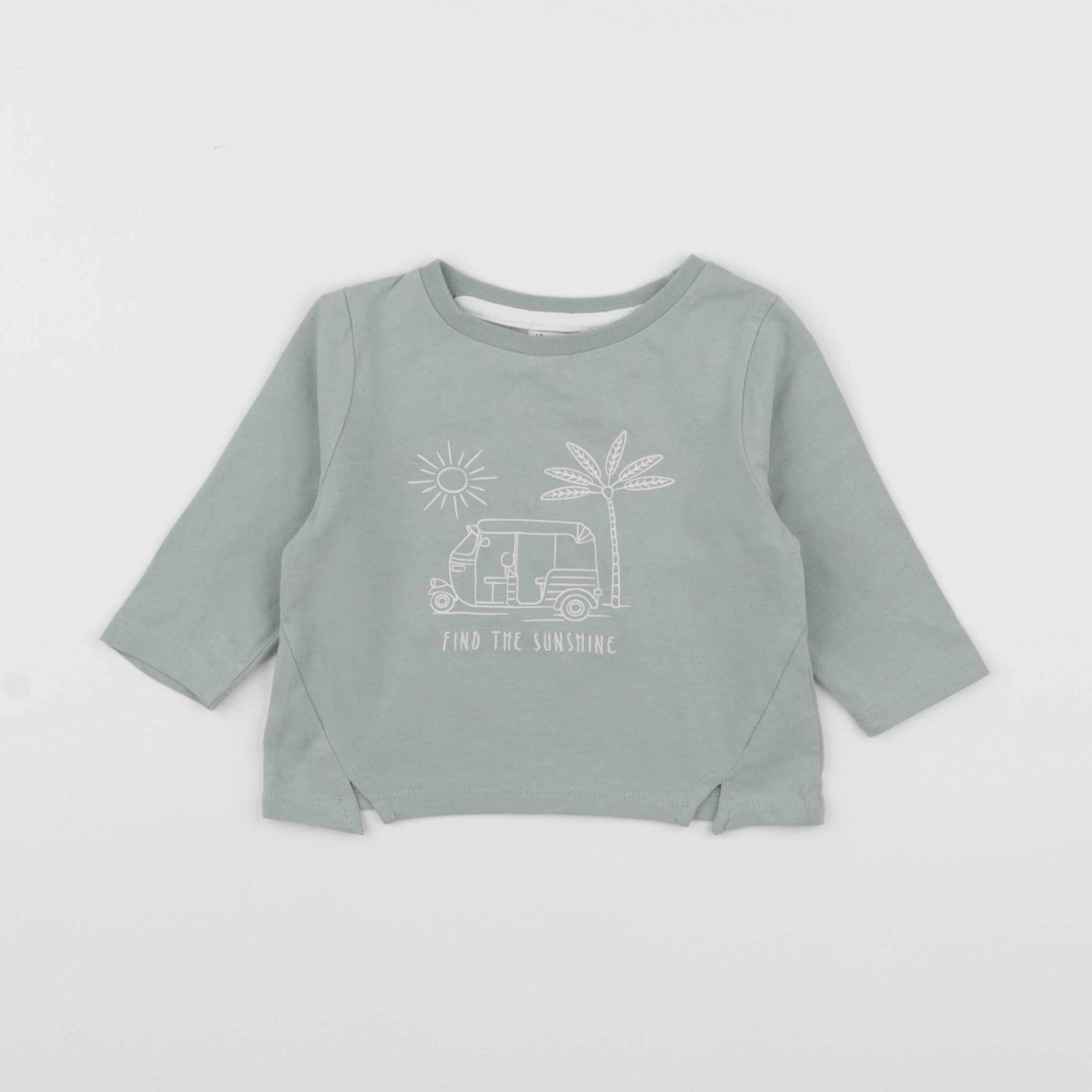 Little Cigogne - tee-shirt vert - 12 mois