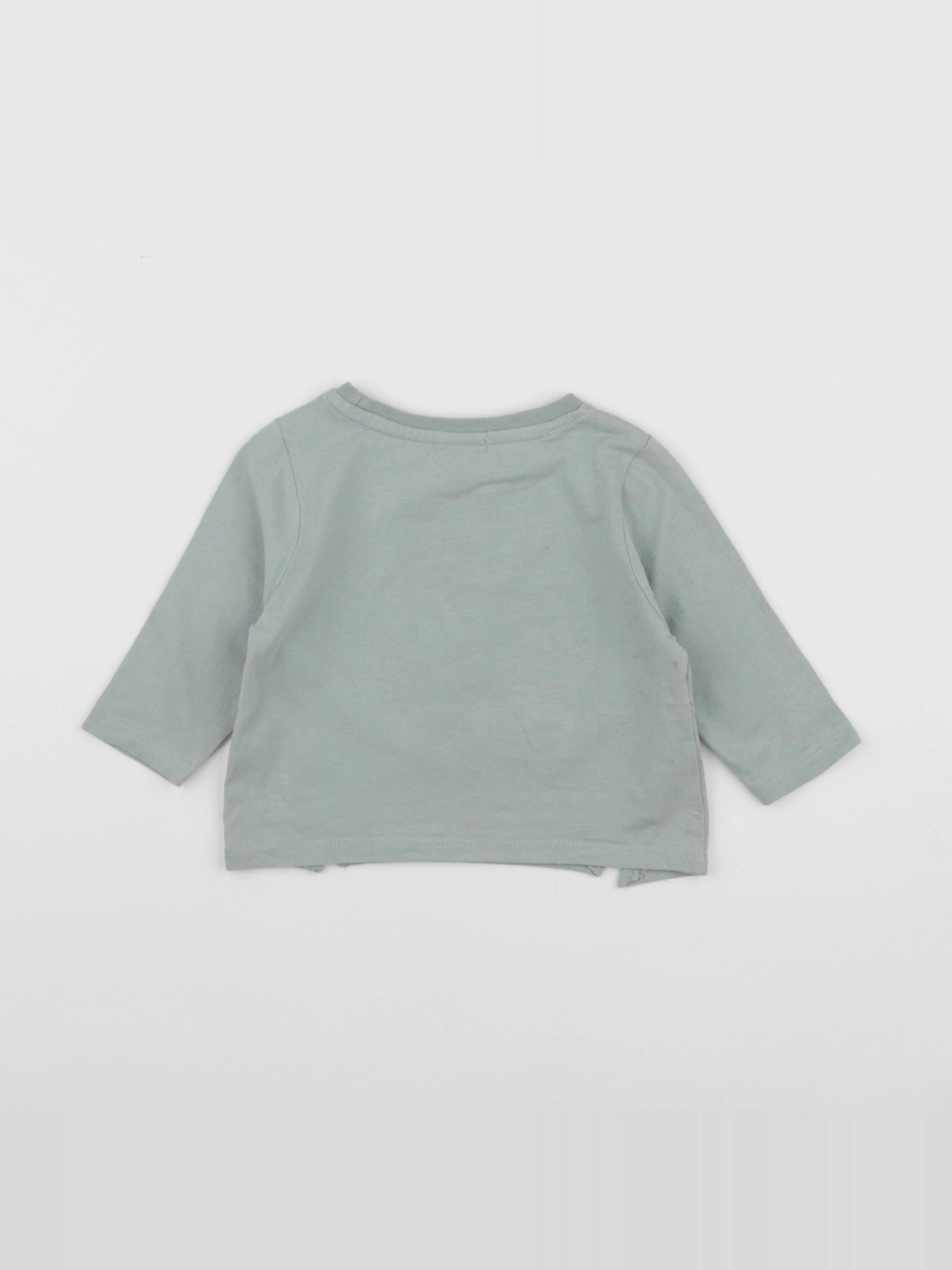 Little Cigogne - tee-shirt vert - 12 mois
