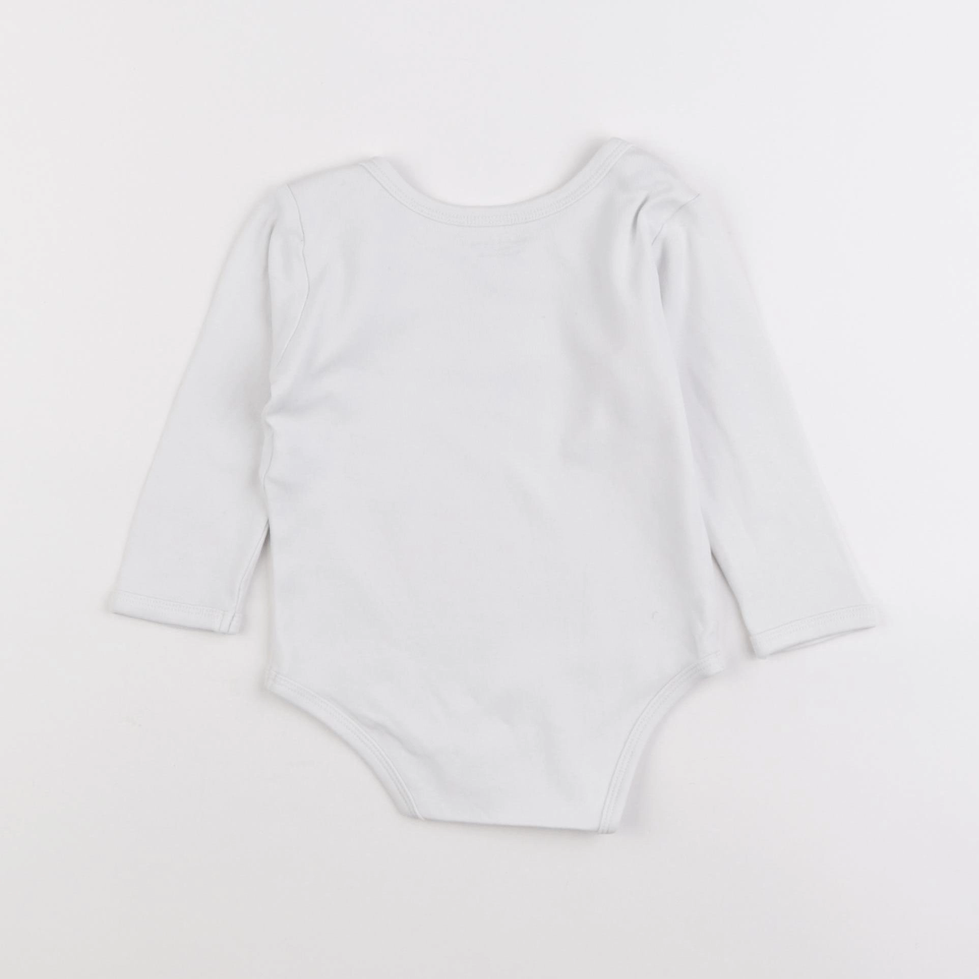 Vertbaudet - body blanc - 12 mois