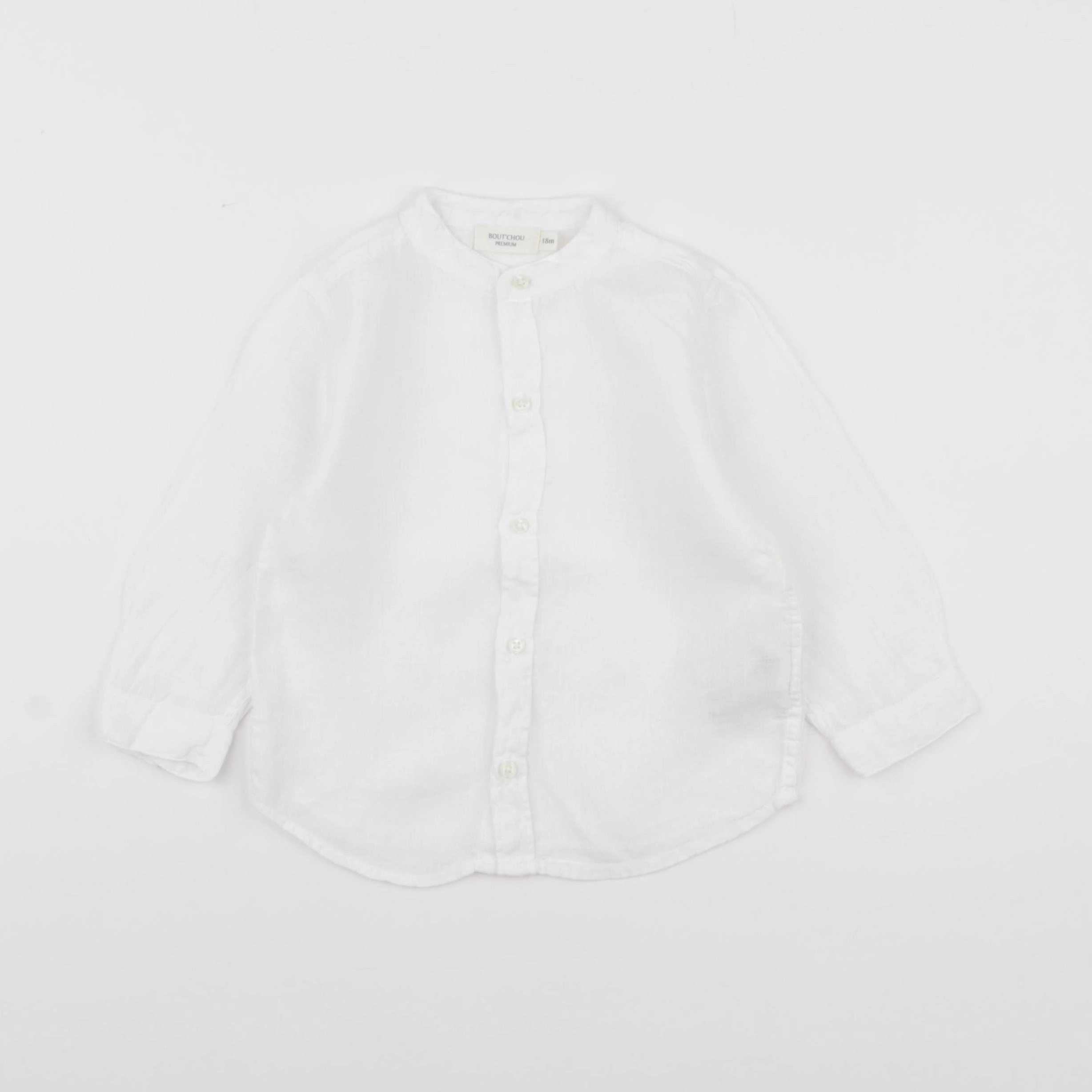 Boutchou - chemise blanc - 18 mois