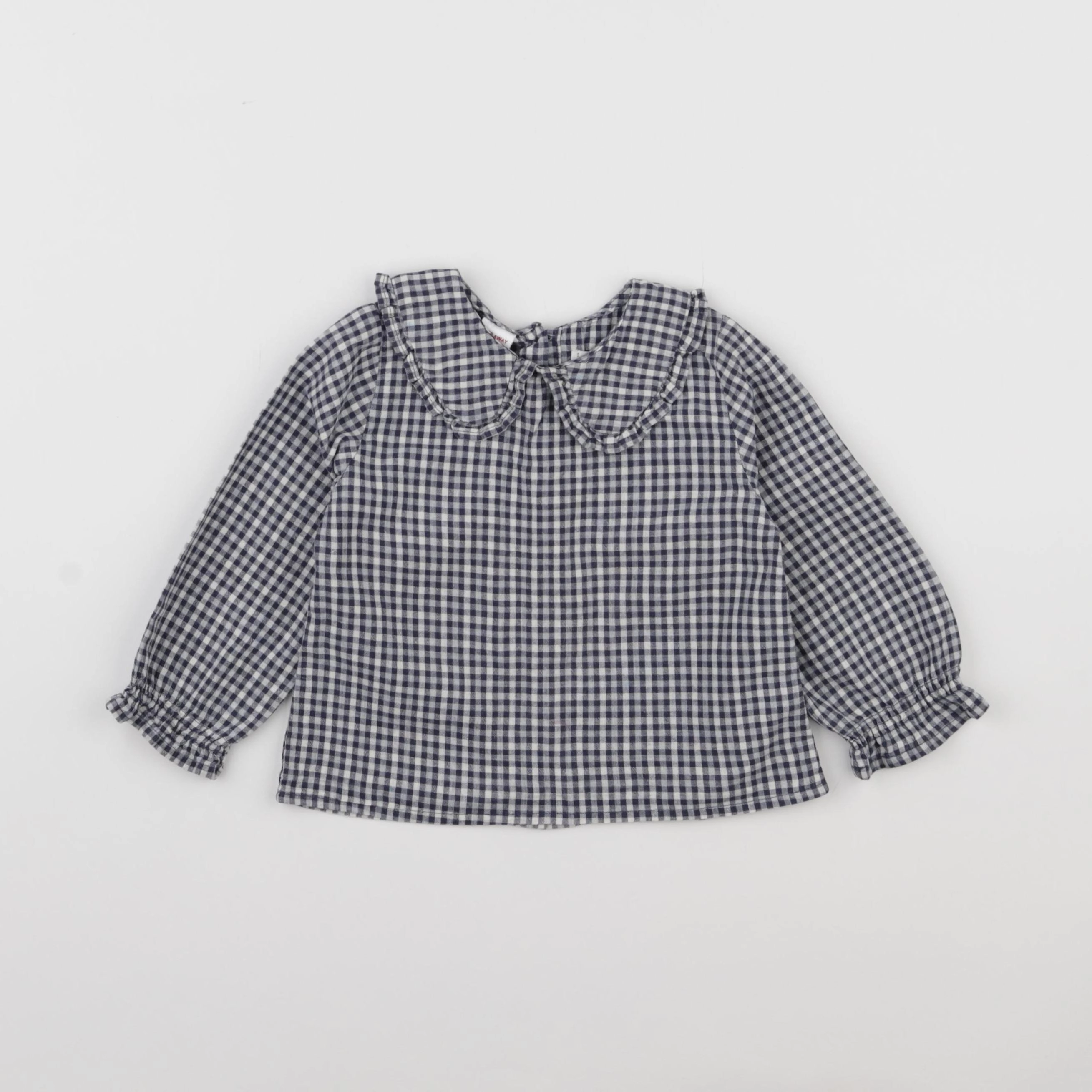 Mango - blouse bleu - 12/18 mois