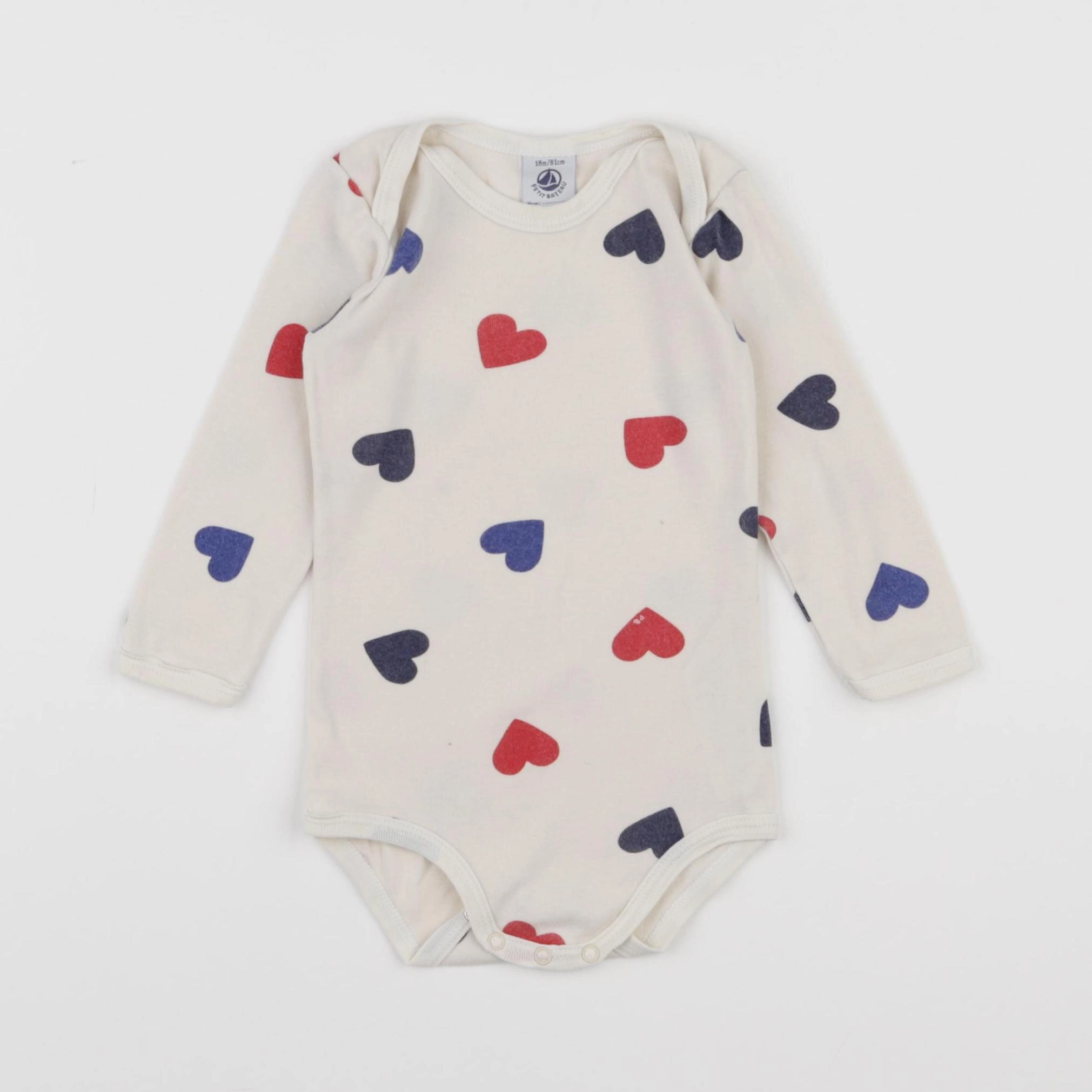 Petit Bateau - body beige - 18 mois