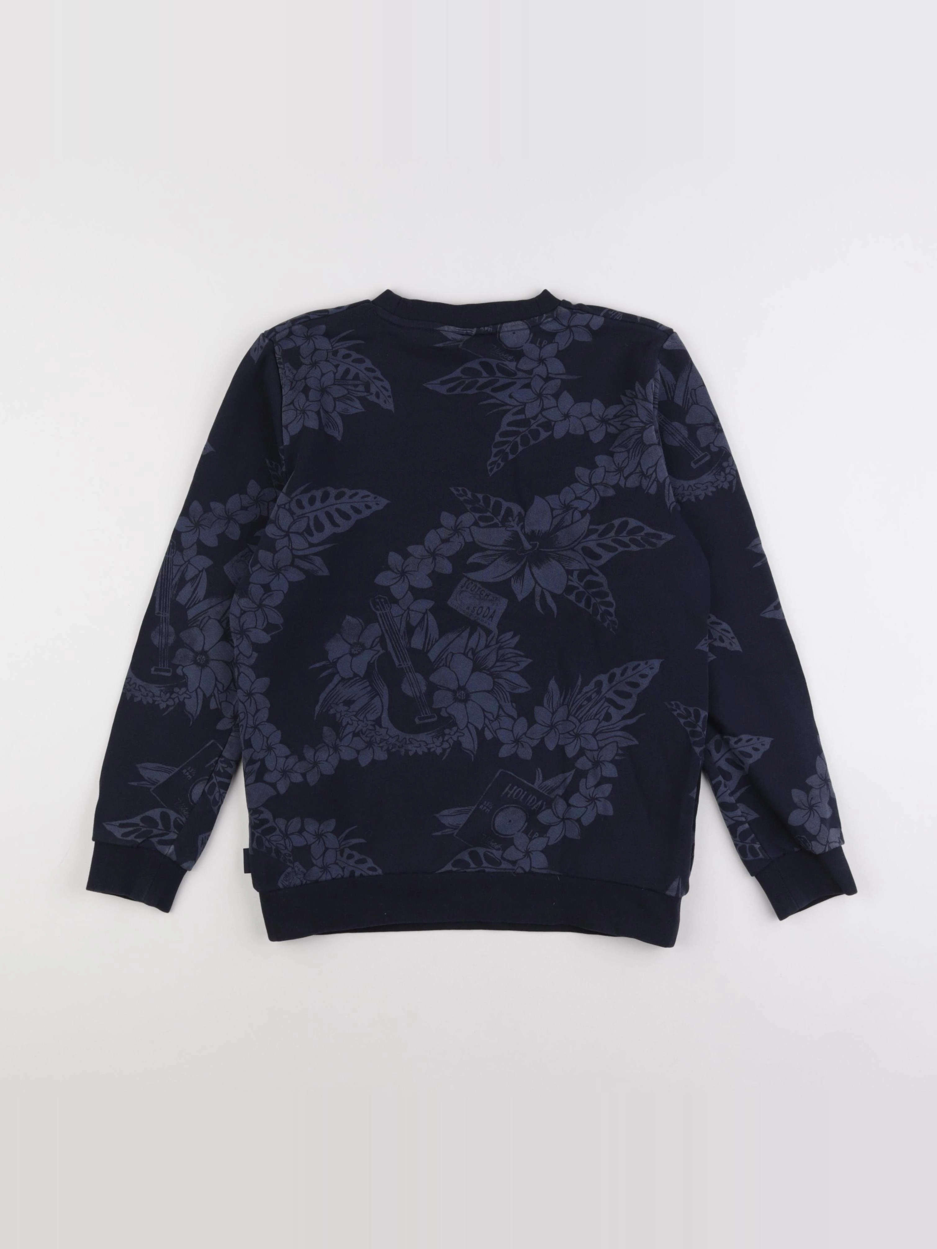 Scotch & Soda - sweat bleu - 10 ans