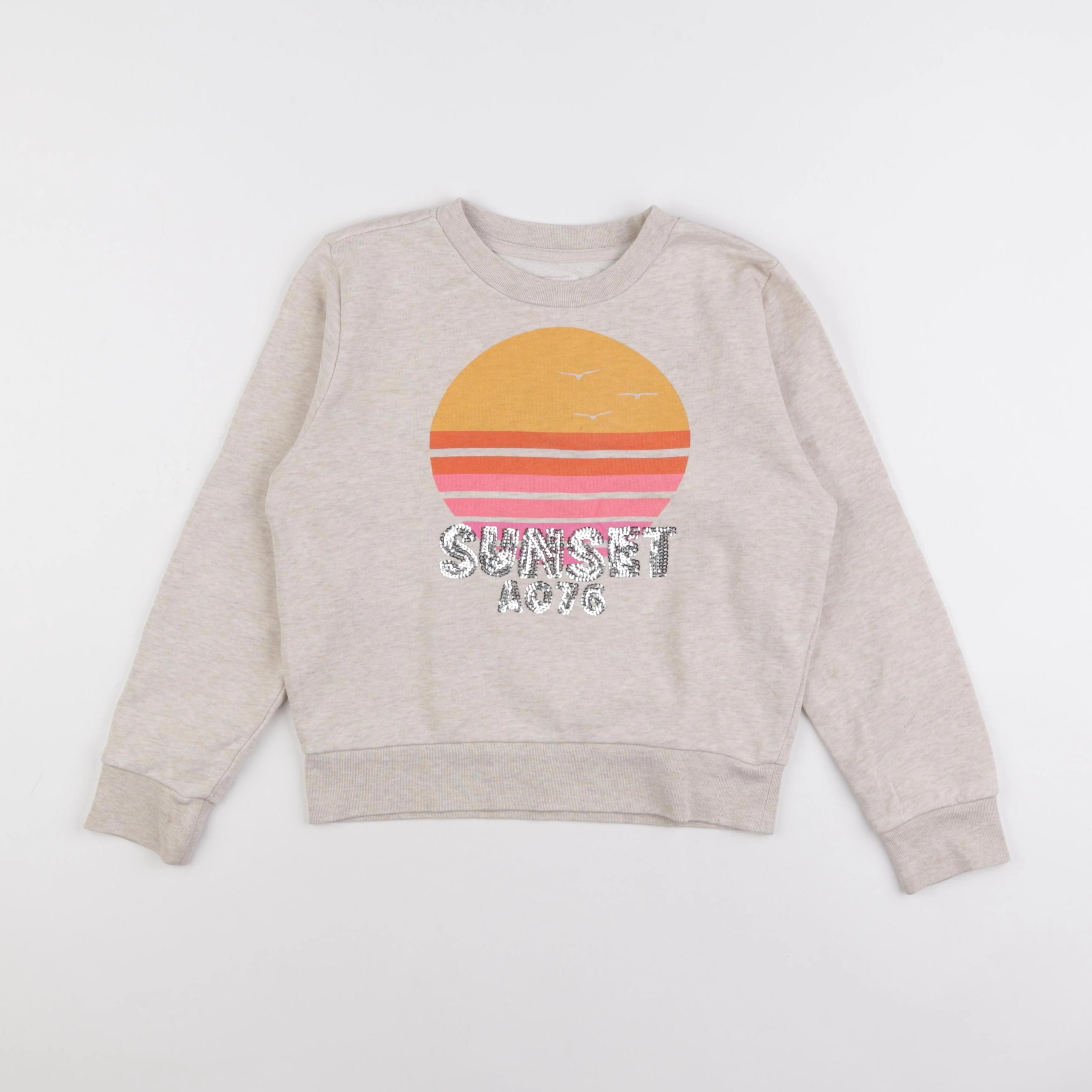 American Outfitters - sweat beige - 10 ans