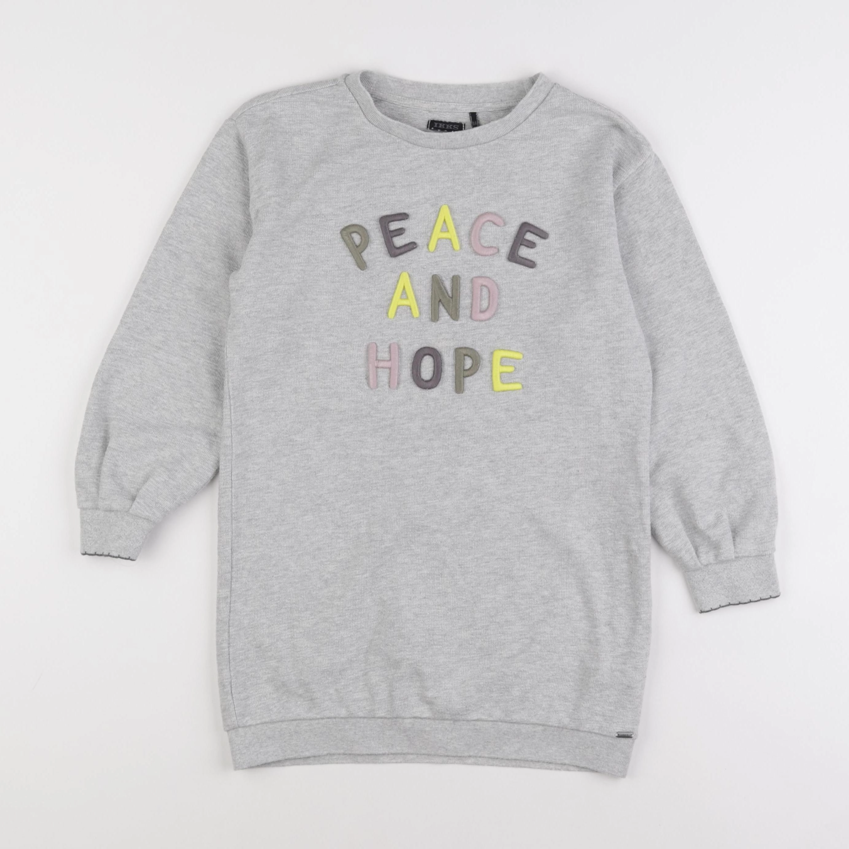 IKKS - robe gris - 8 ans