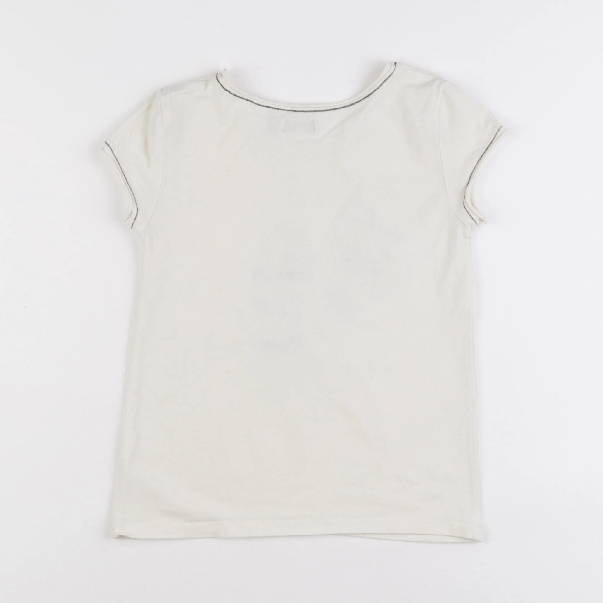 IKKS - tee-shirt beige - 8 ans