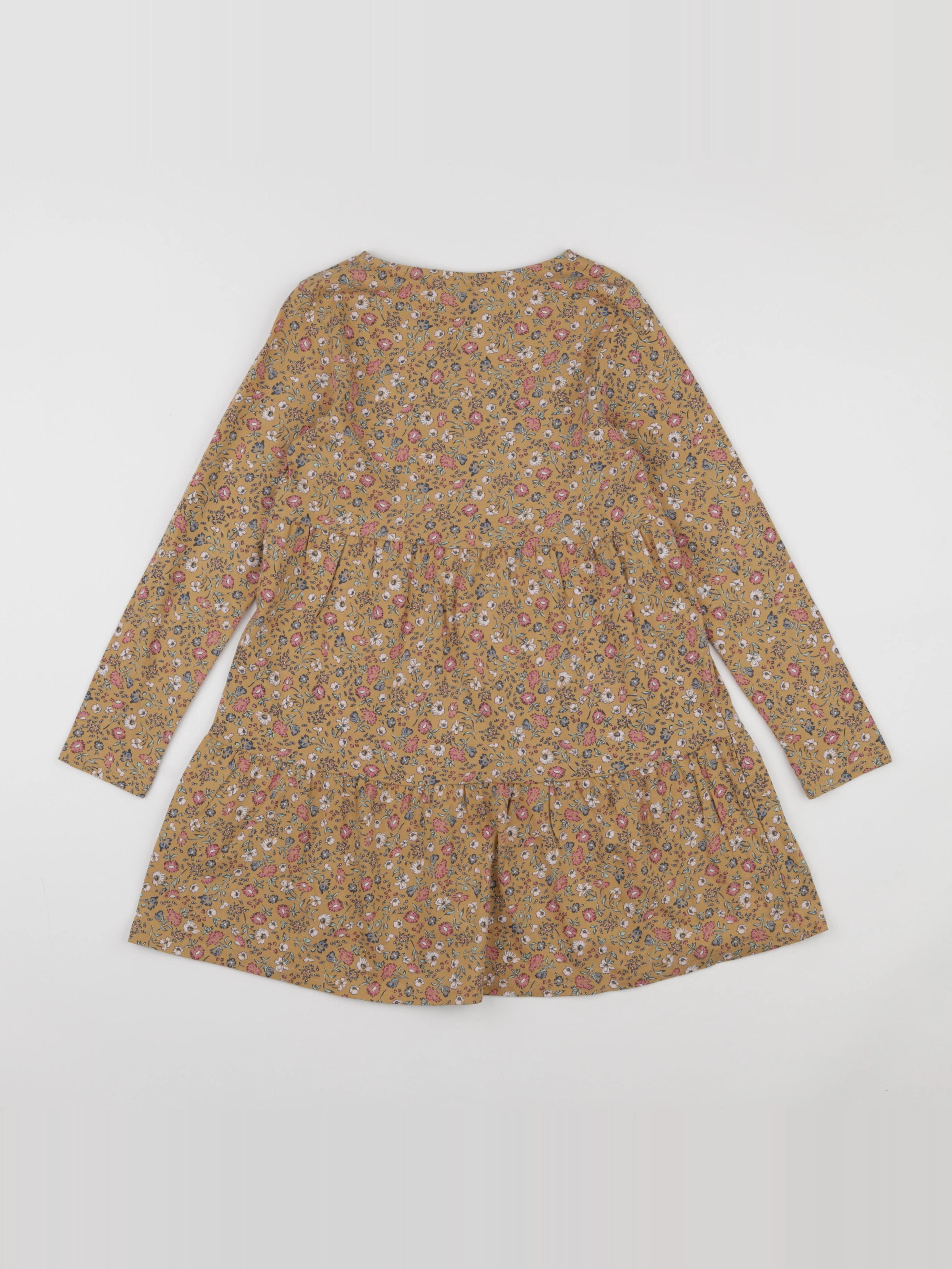 Vertbaudet - robe marron - 8 ans
