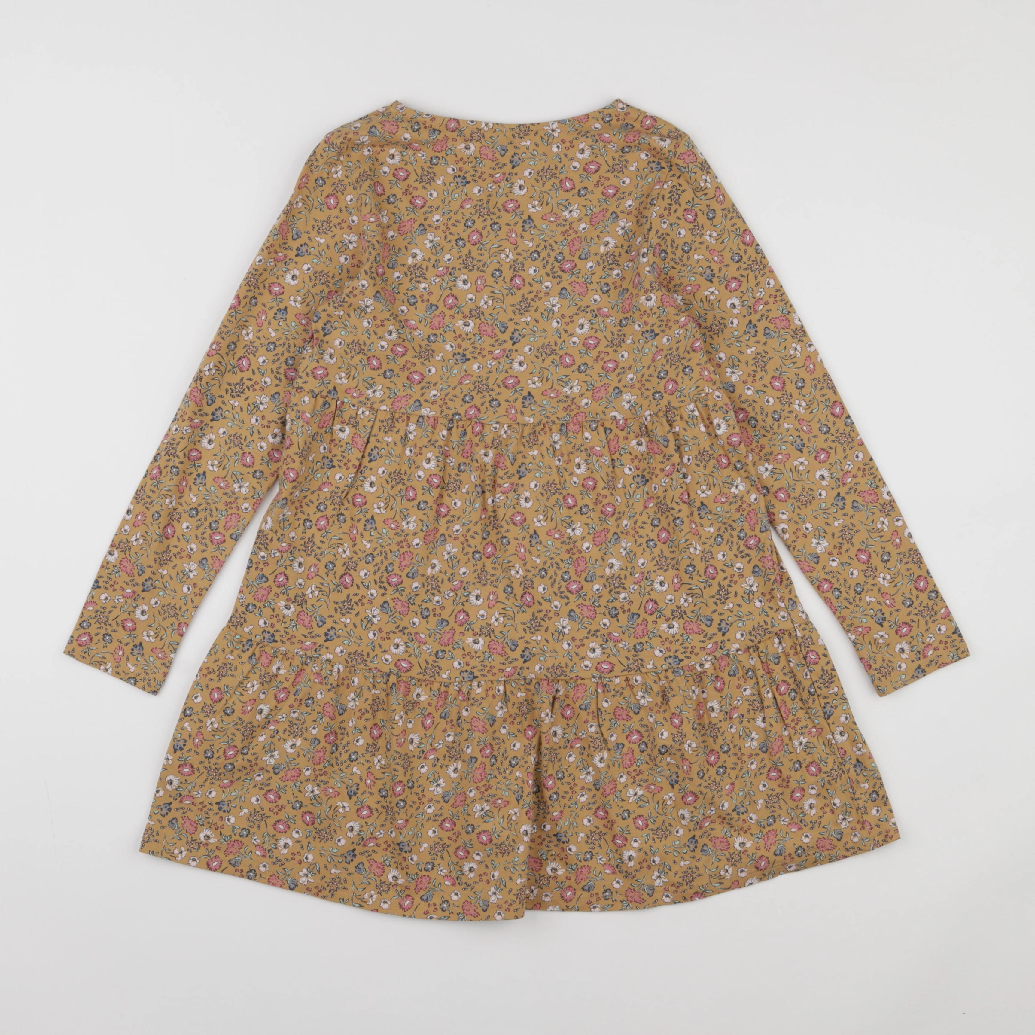 Vertbaudet - robe marron - 8 ans