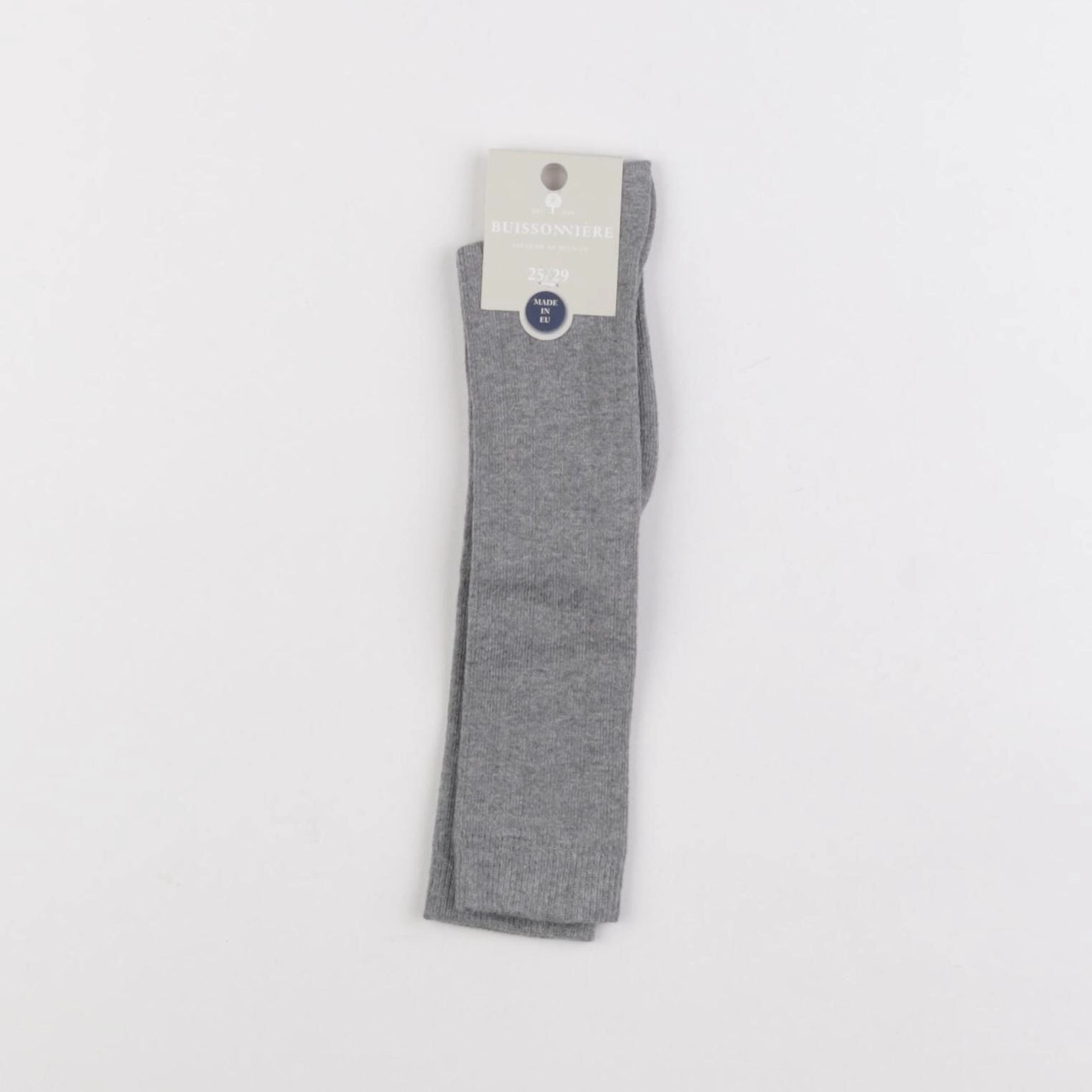 Buissonnière - chaussettes gris - 3/4 ans
