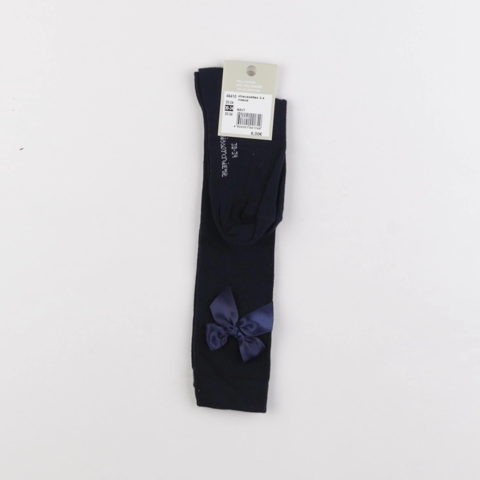 Buissonnière - chaussettes bleu - 5/8 ans