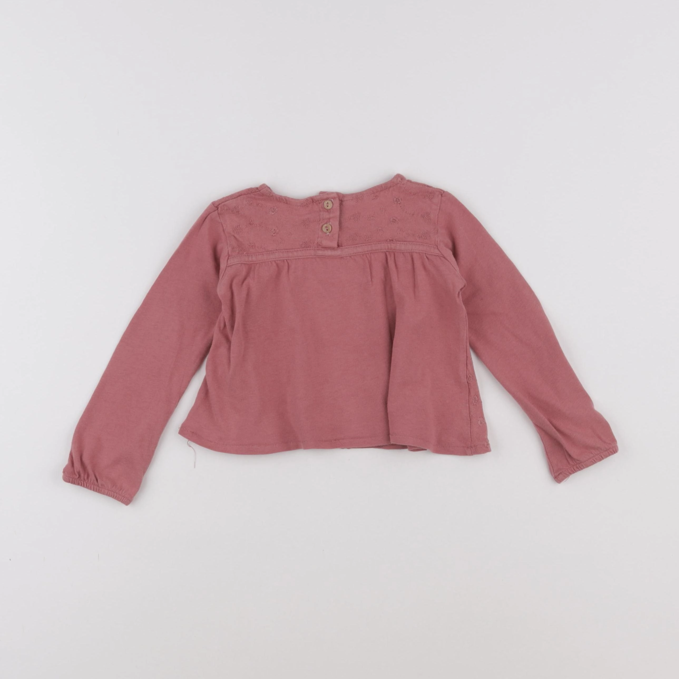 Zara - tee-shirt rose - 6/9 mois
