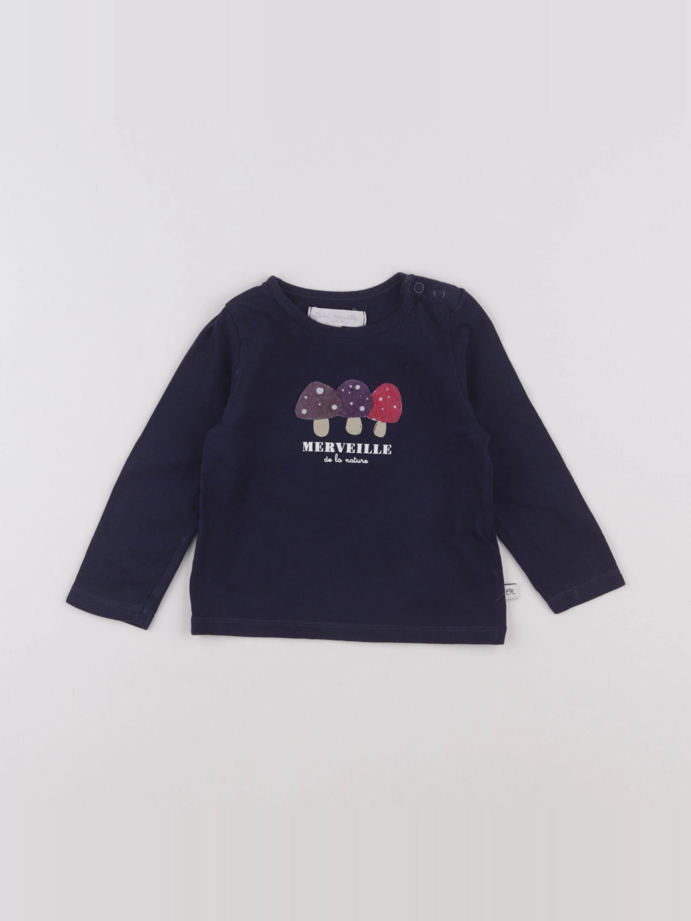 Cadet Rousselle - tee-shirt bleu - 12 mois