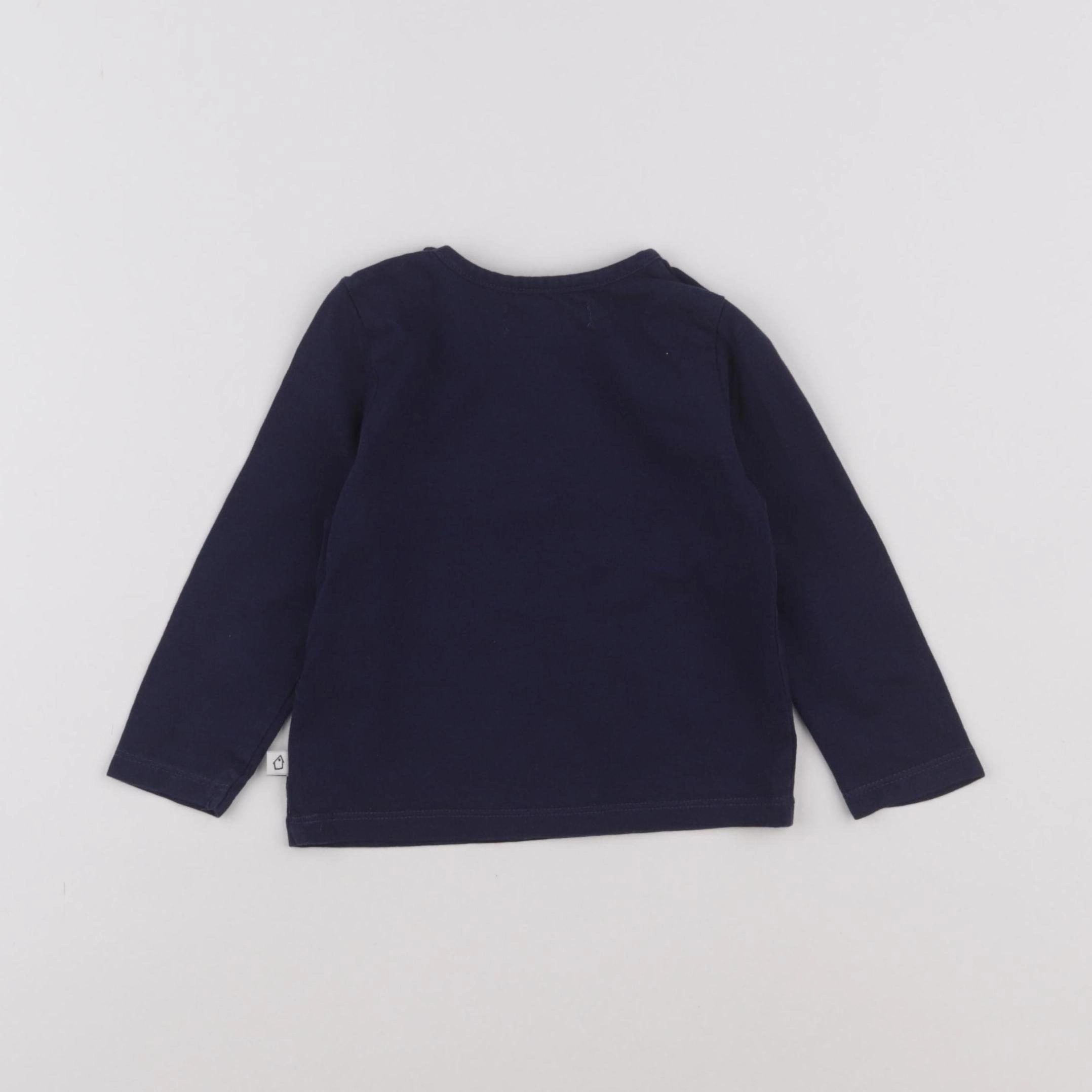 Cadet Rousselle - tee-shirt bleu - 12 mois