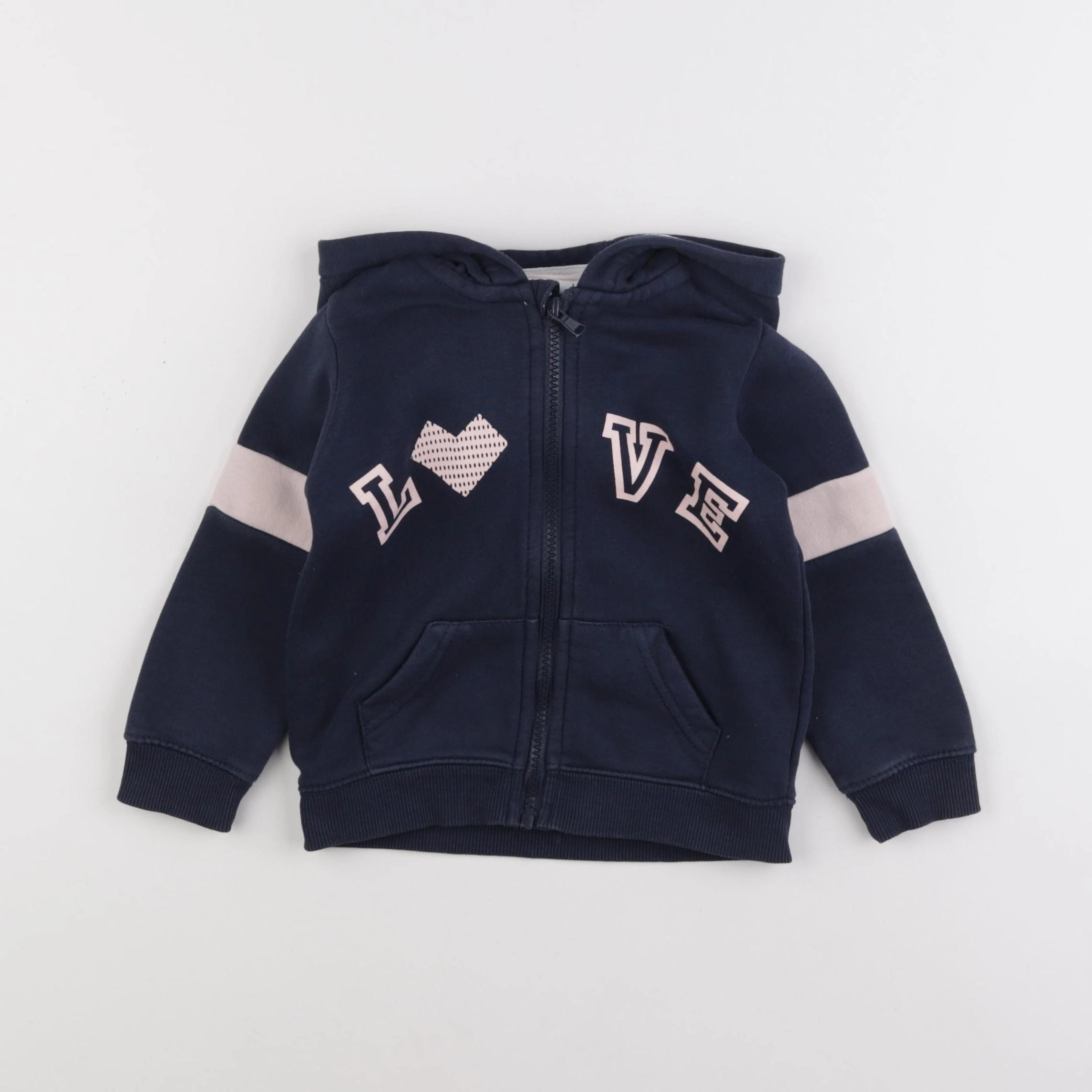 Vertbaudet - sweat bleu - 3 ans