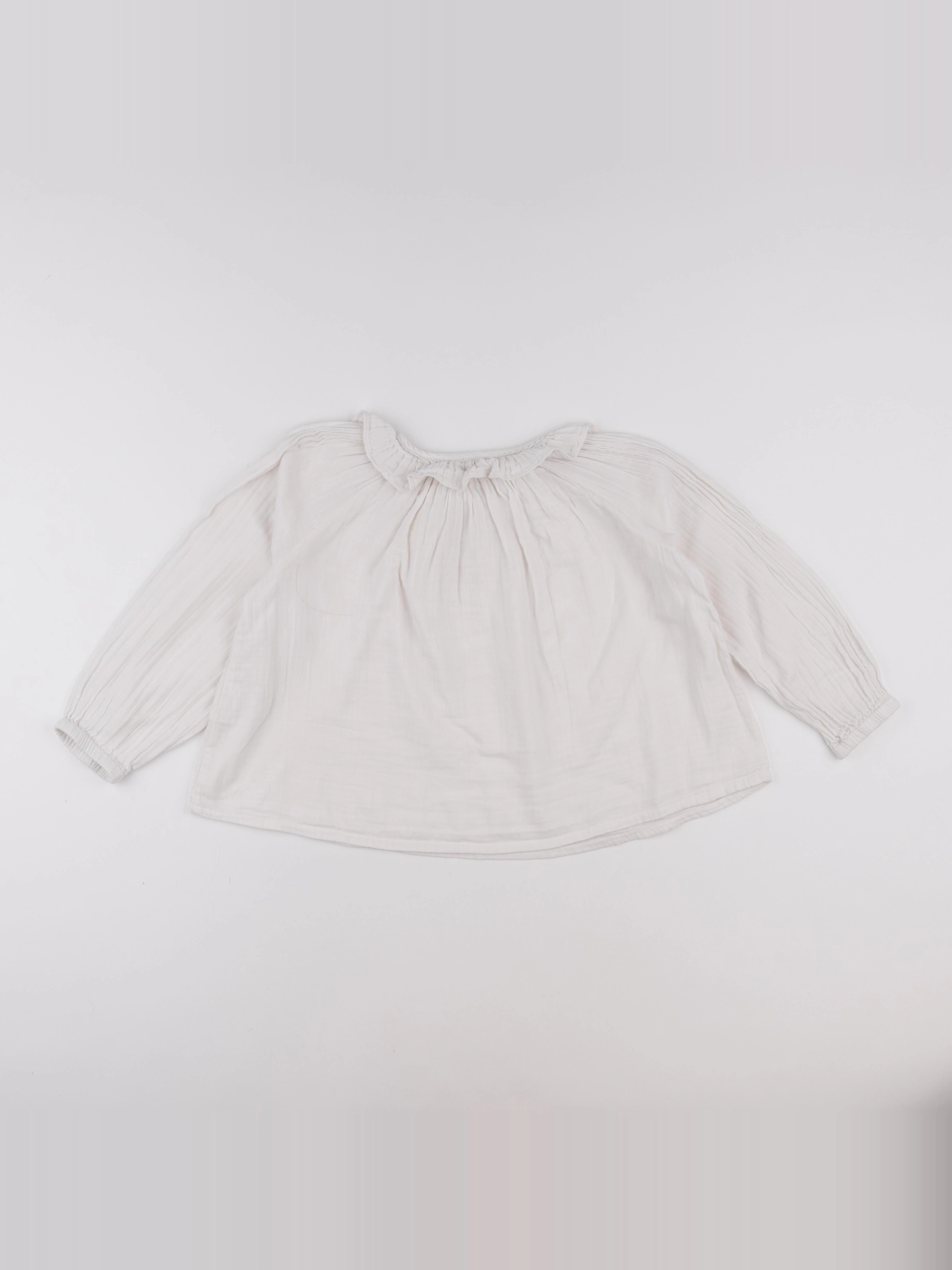 Cyrillus - blouse blanc - 6 ans