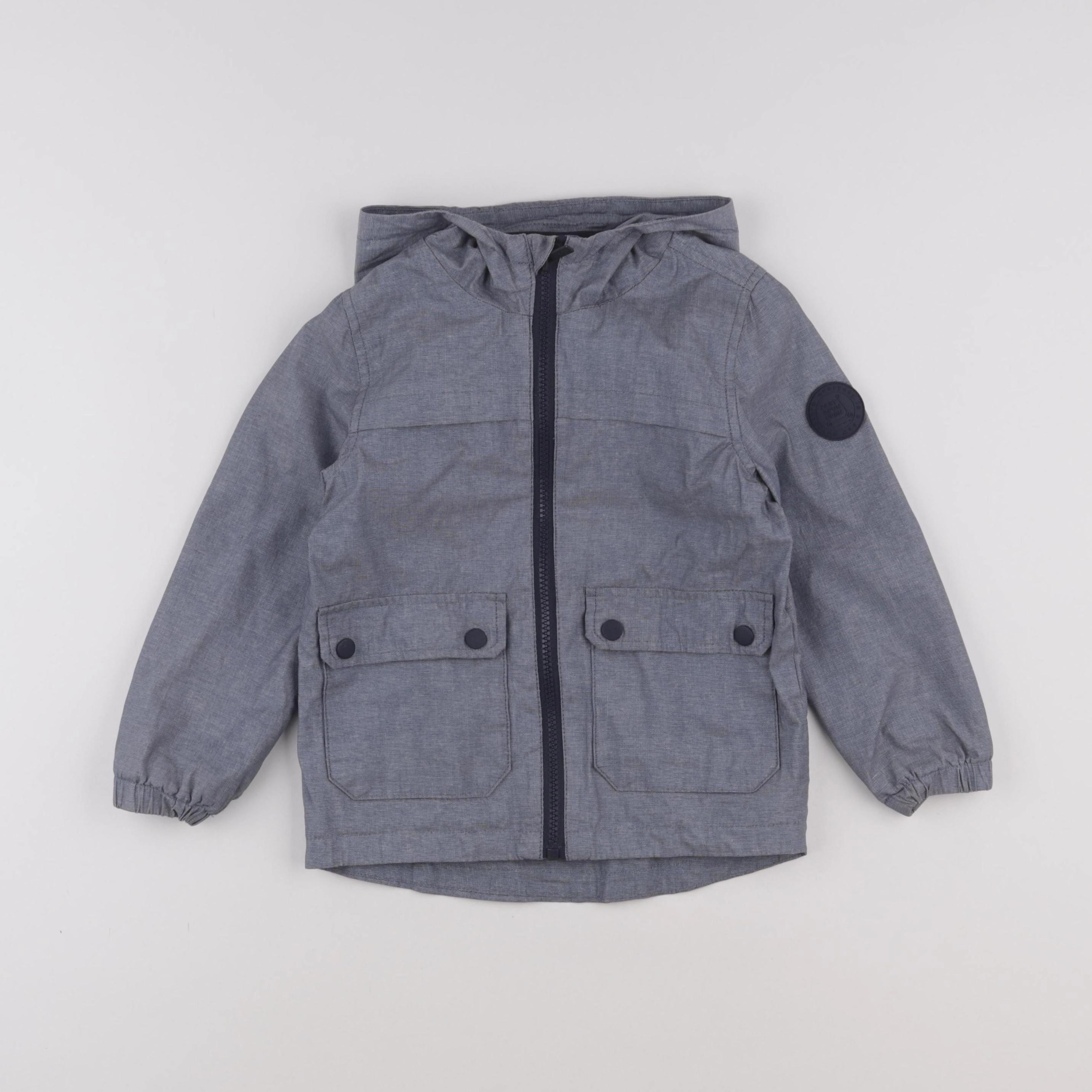 Vertbaudet - coupe-vent bleu - 4 ans