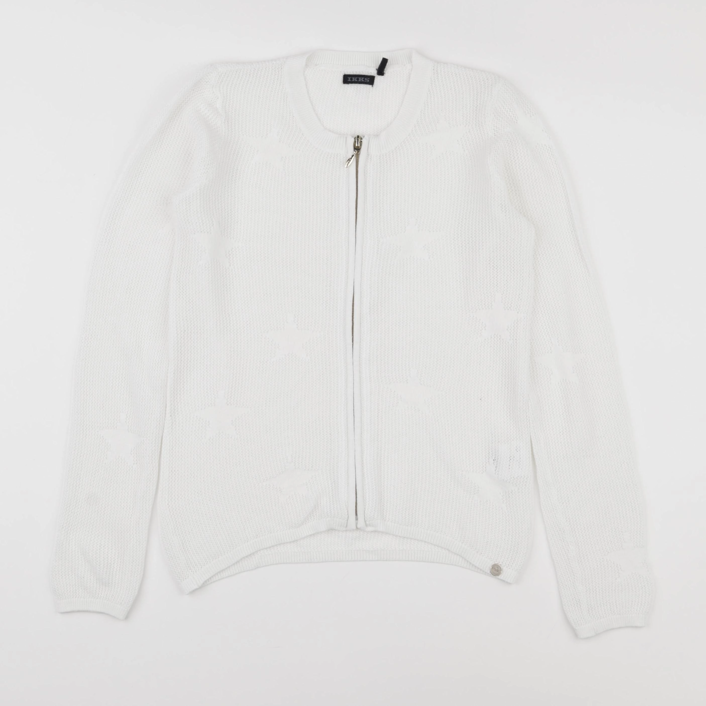 IKKS - gilet blanc - 10 ans