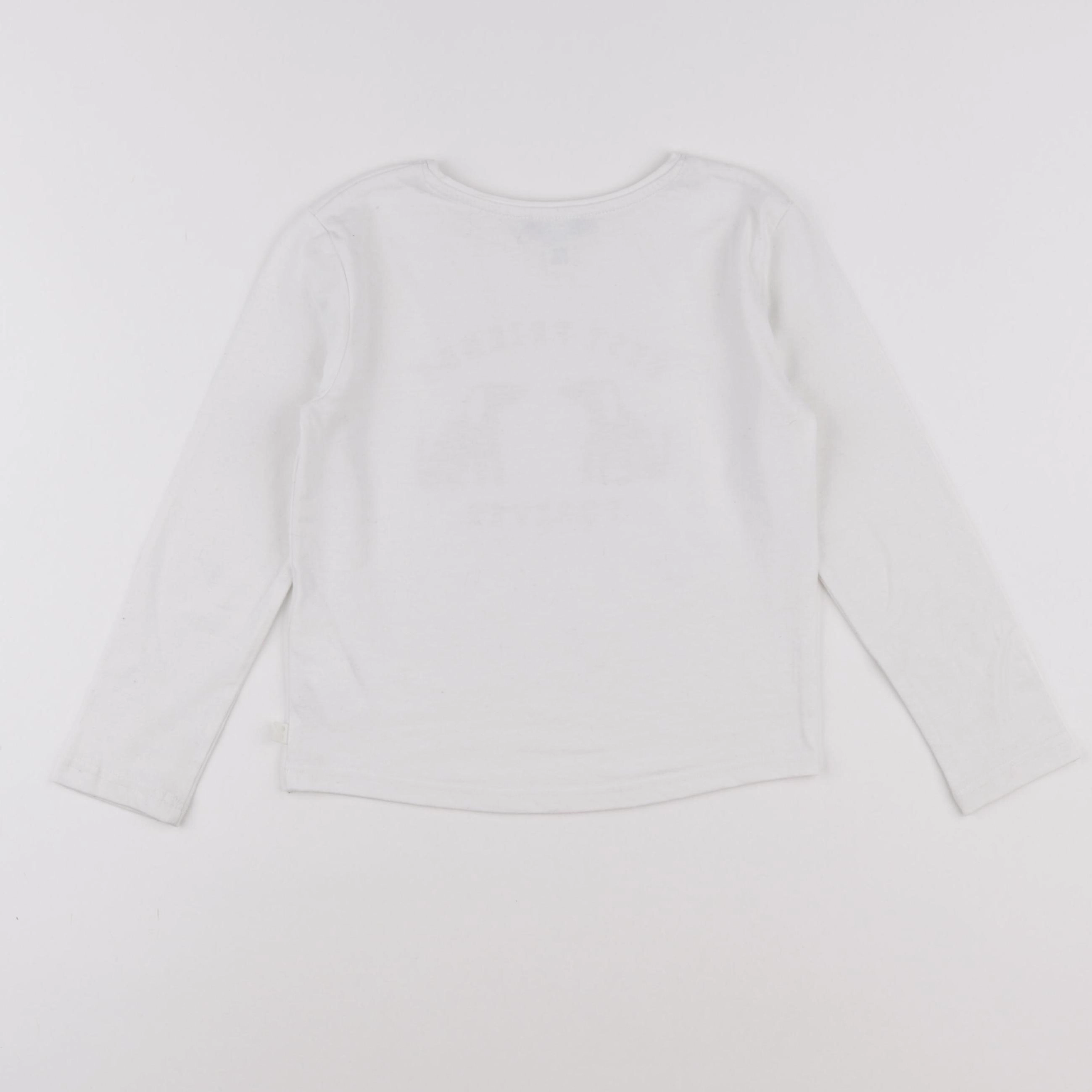 Okaidi - tee-shirt blanc - 5 ans