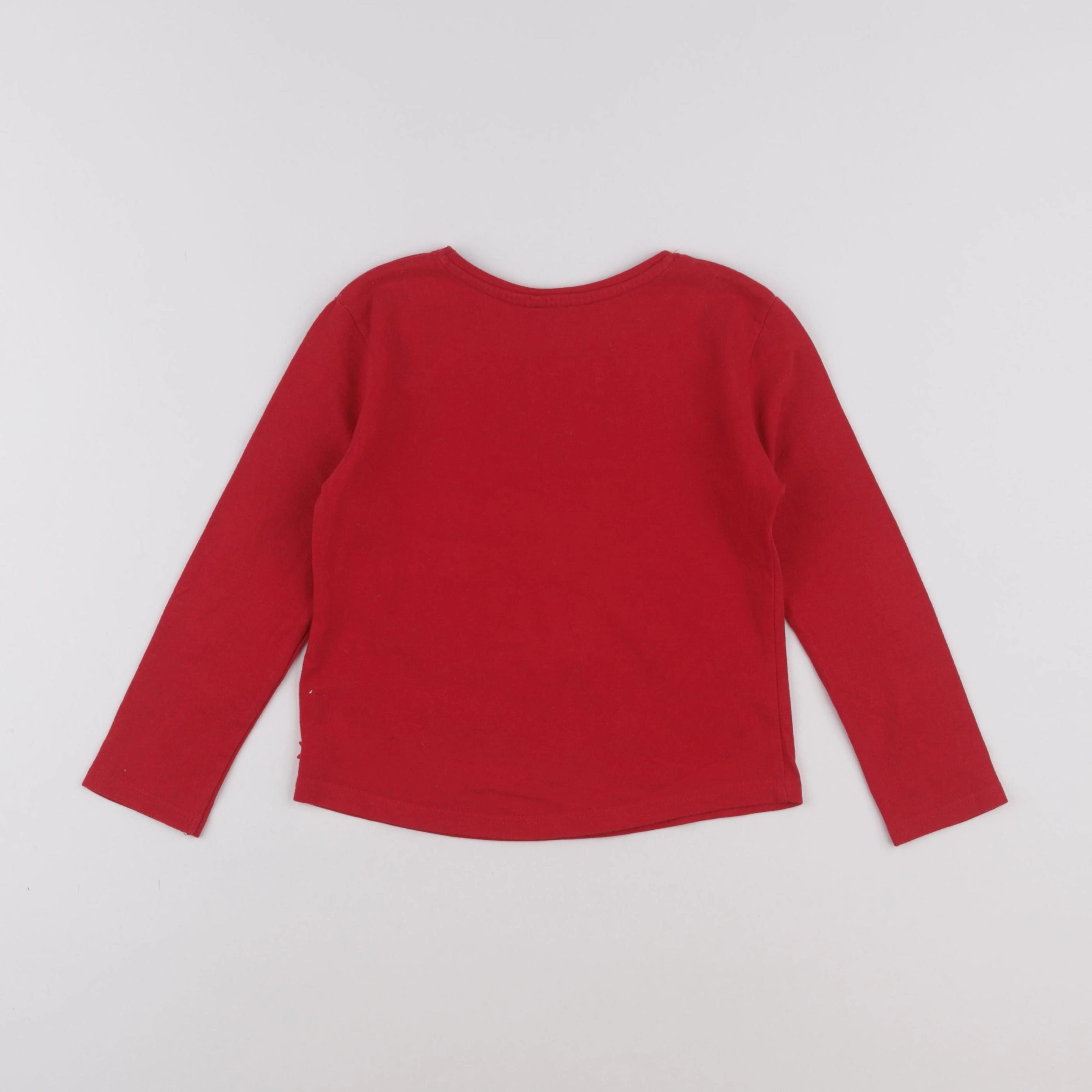 Okaidi - tee-shirt rouge - 5 ans