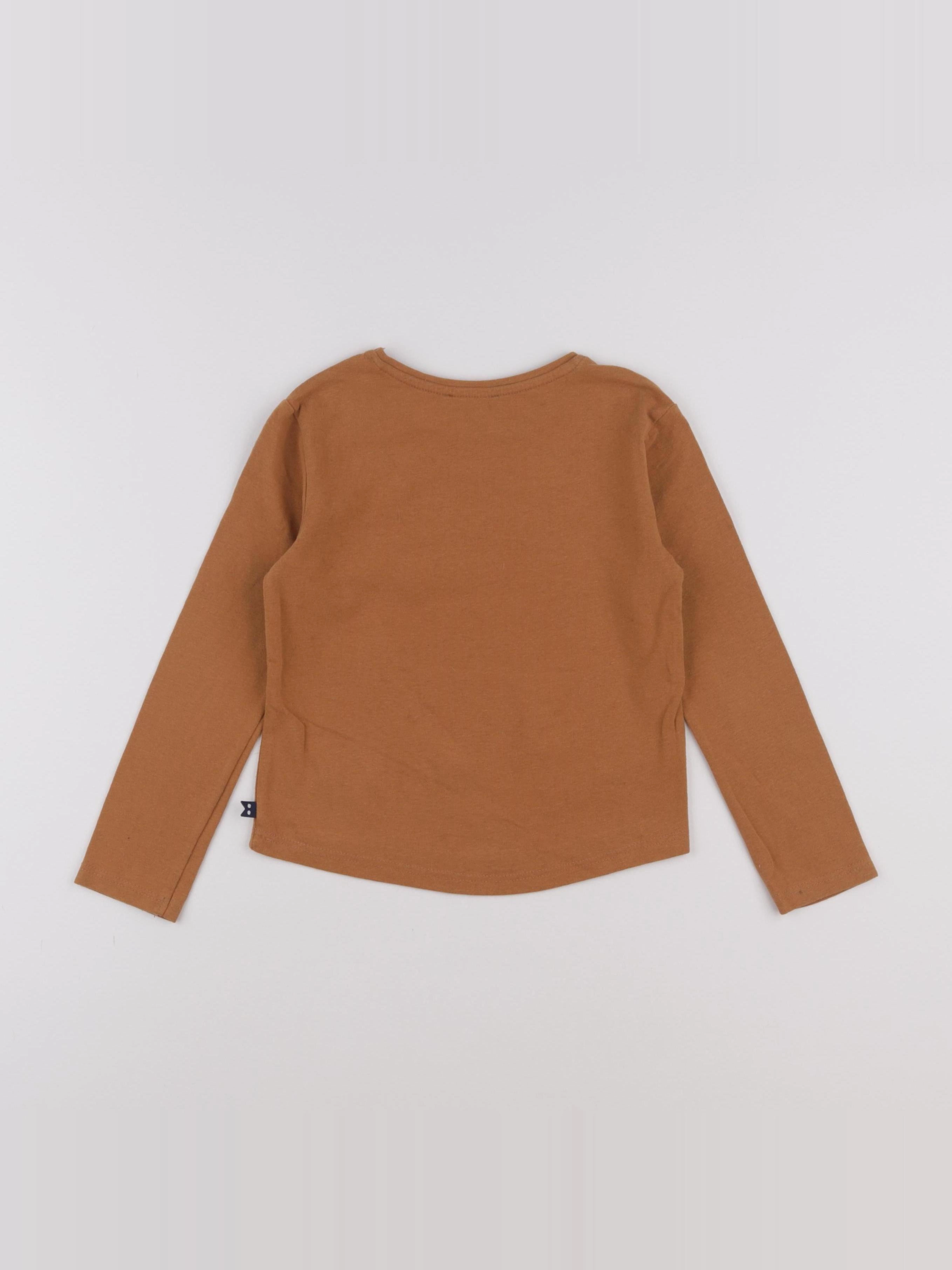 Okaidi - tee-shirt marron - 5 ans