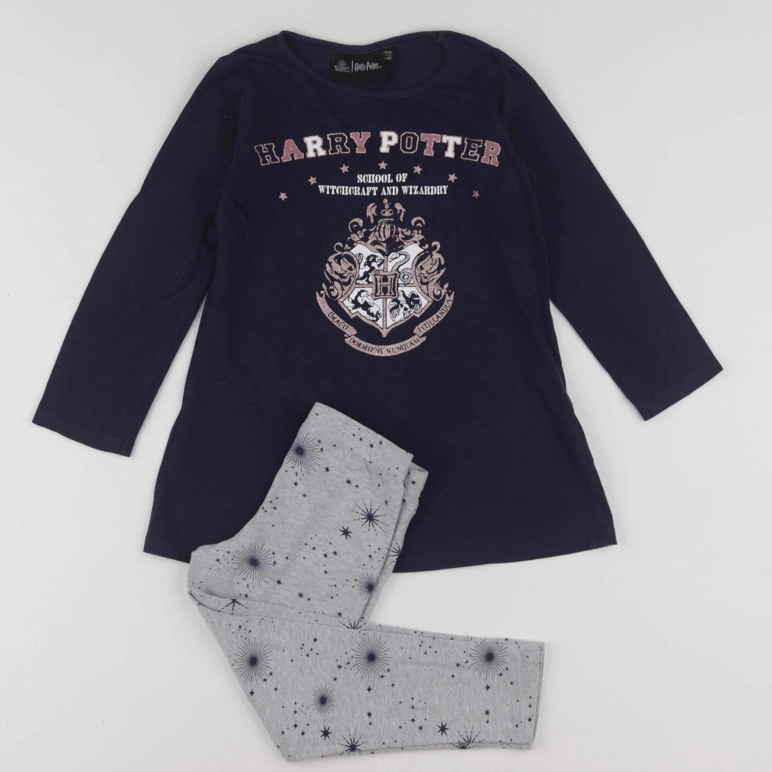 Vertbaudet - pyjama coton bleu - 4 ans